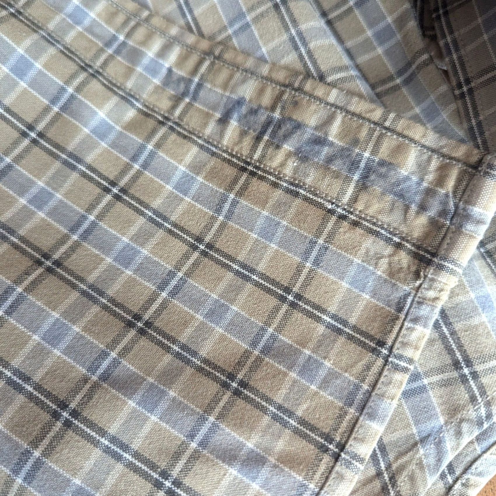 Eddie Bauer Eddie Bauer Button-Up Shirt Plaid Tan Beige Long Sleeve Mens L Workwear Size US L / EU 52-54 / 3 - 7 Thumbnail