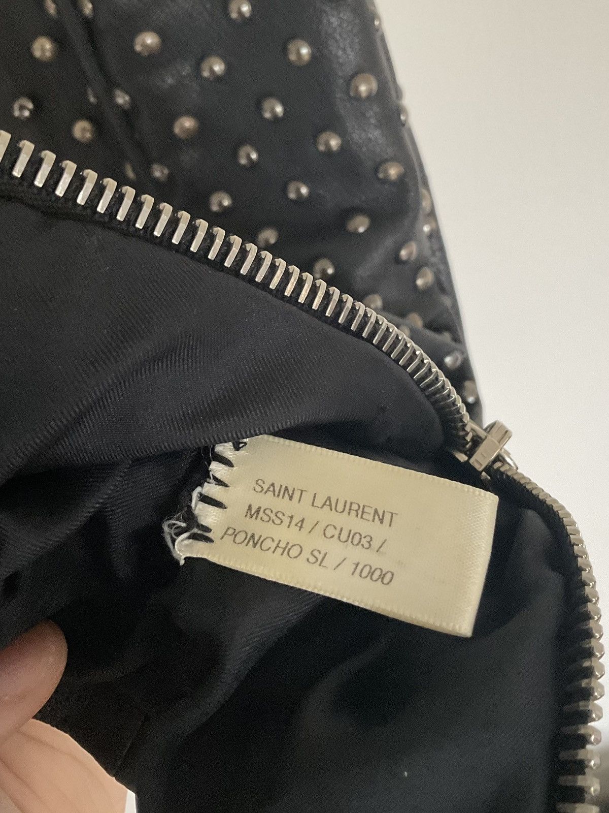 Saint Laurent Paris Saint laurent 2014ss Hedi Slimane studded leather jacket Size US S / EU 44-46 / 1 - 8 Thumbnail