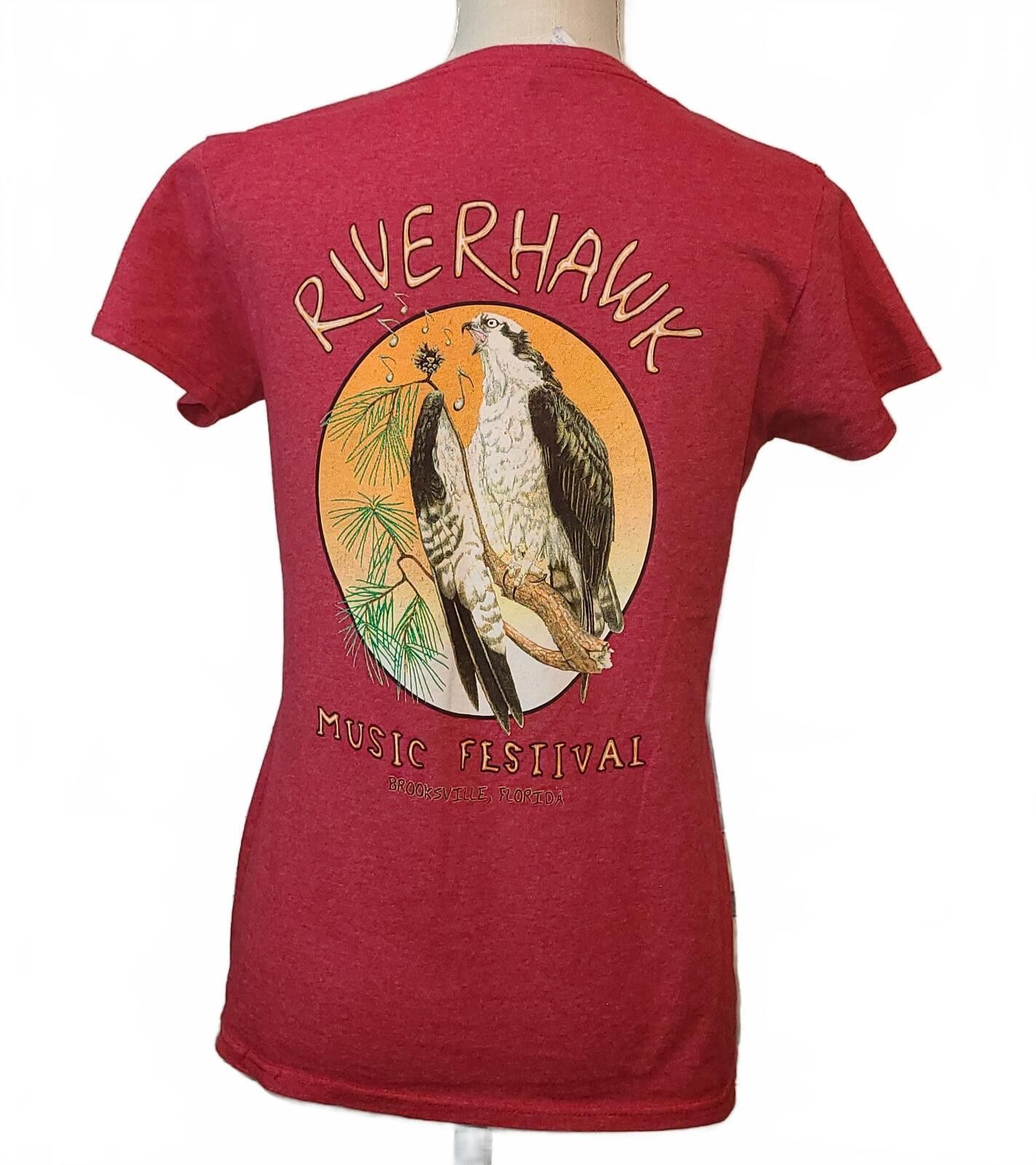 Gildan Riverhawk Music Festival 2016 Red T-Shirt Medium Size US M / EU 48-50 / 2 - 2 Thumbnail