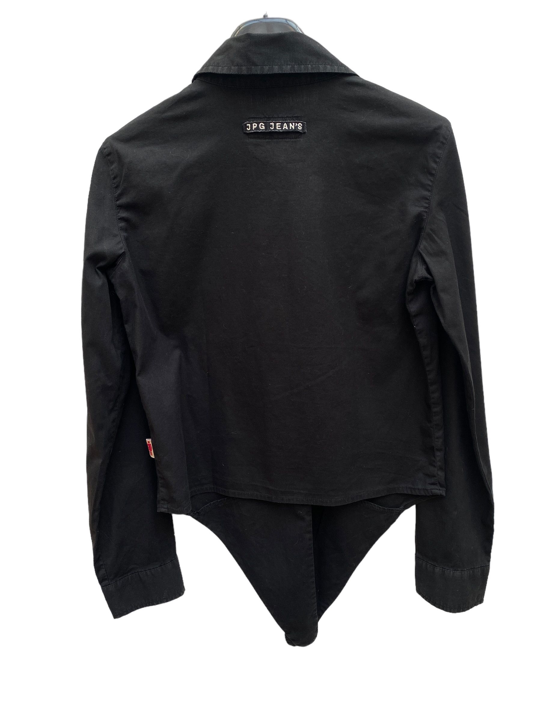 Jean Paul Gaultier Vintage JPG Black Shirt Size S / US 4 / IT 40 - 6 Thumbnail