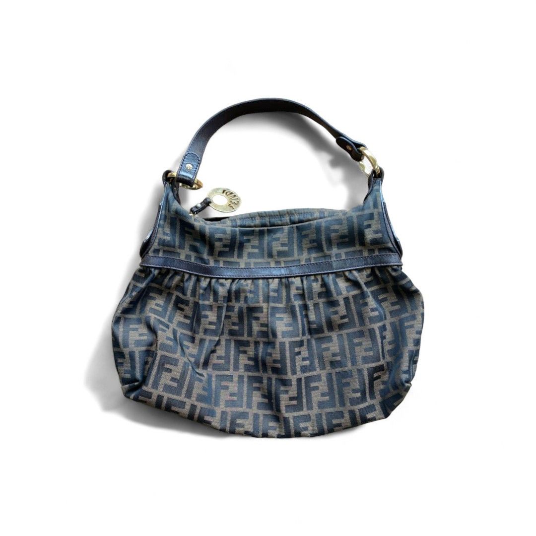Fendi - Selleria Handbag Vintage Brown Leather with Dust Bag