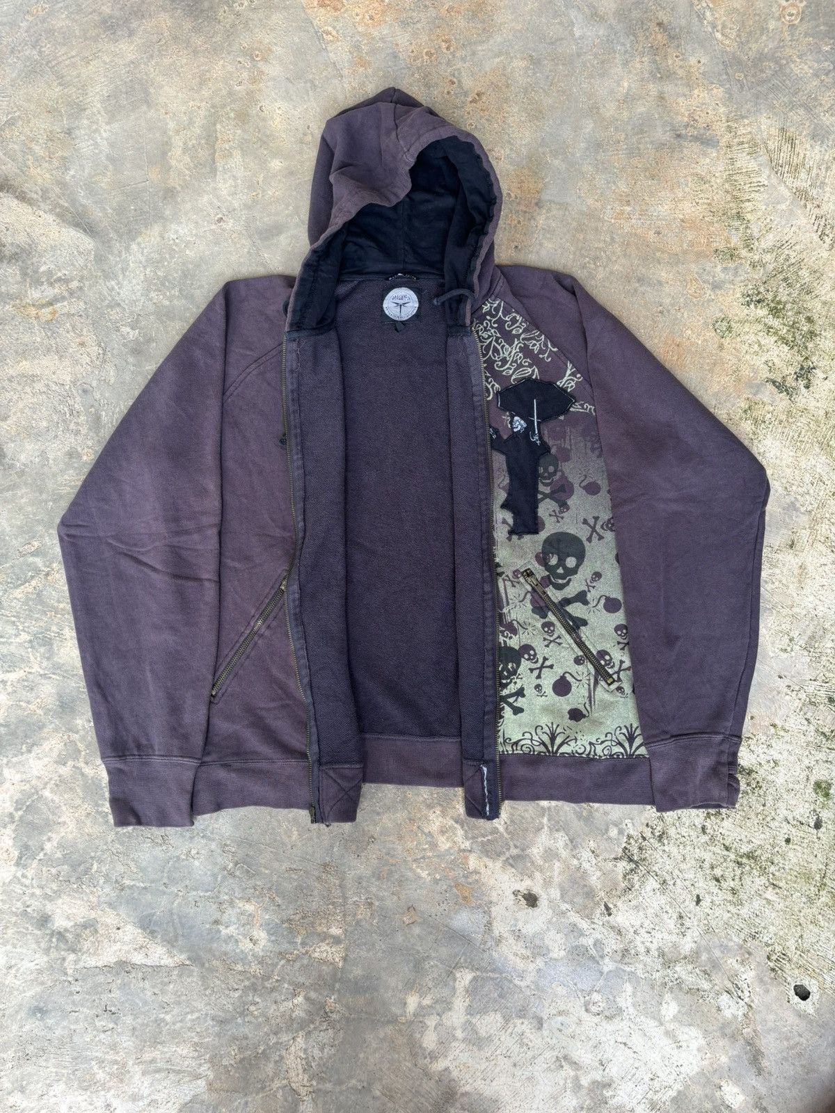 Hysteric Glamour Dragonelu Rock N Roll Vision Skull Ifsixwasnine Punk Style Size US L / EU 52-54 / 3 - 5 Thumbnail