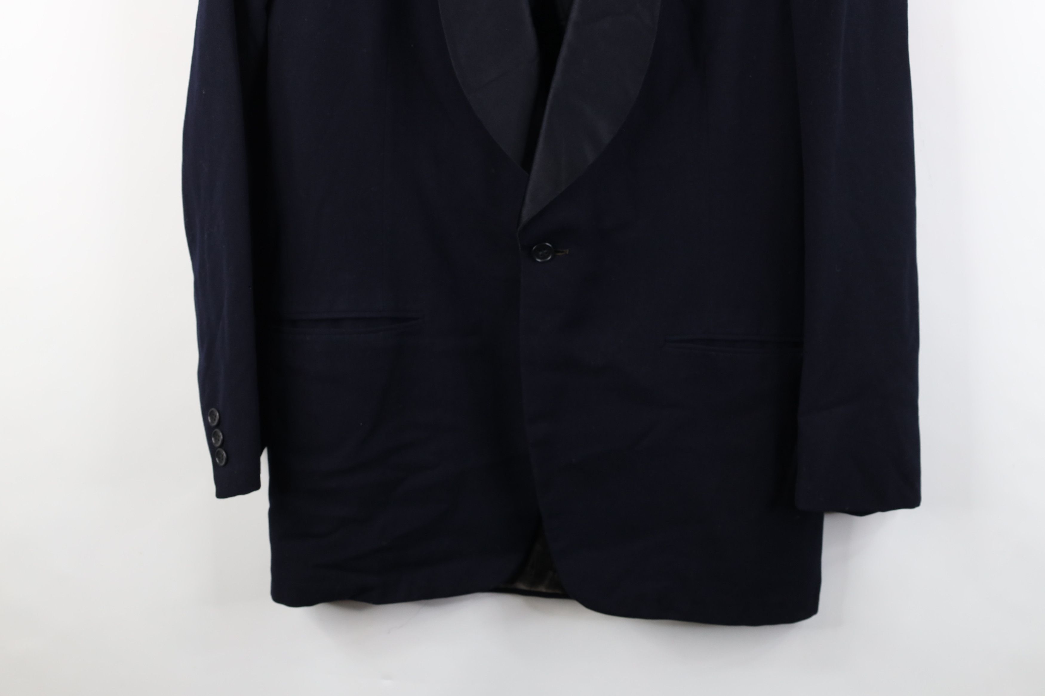 Vintage Vintage 30s Fenn Feinstein Satin Trim Tuxedo Suit Jacket USA Size US L / EU 52-54 / 3 - 3 Thumbnail
