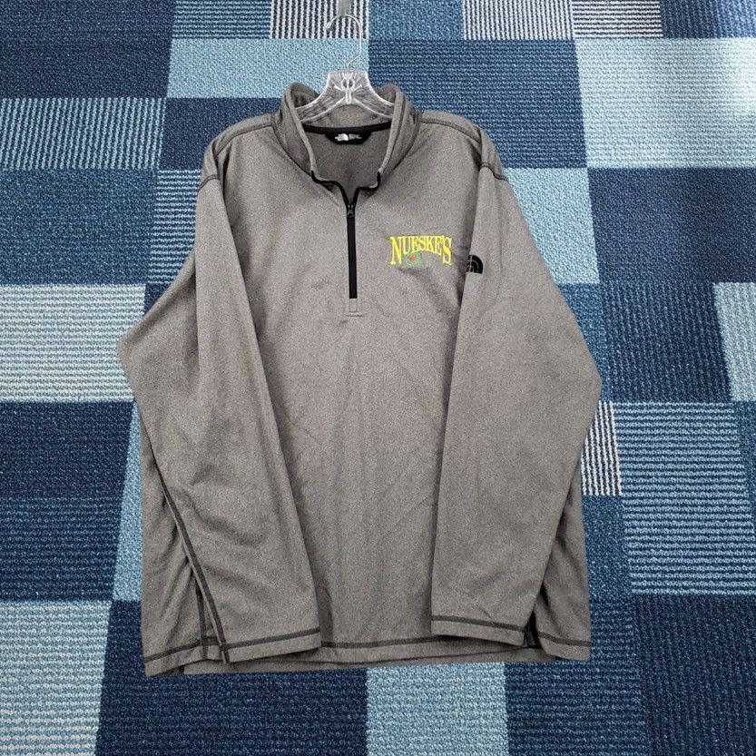 The North Face The North Face Sweater Mens 2XL Gray 1/4 Zip Pullover NF0A3LHB Paced to 2XL Mens Pullover Sweater Gray The North Face 1/4 Zip Mock Neck Logo Pocket Size US XXL / EU 58 / 5 - 1 Thumbnail
