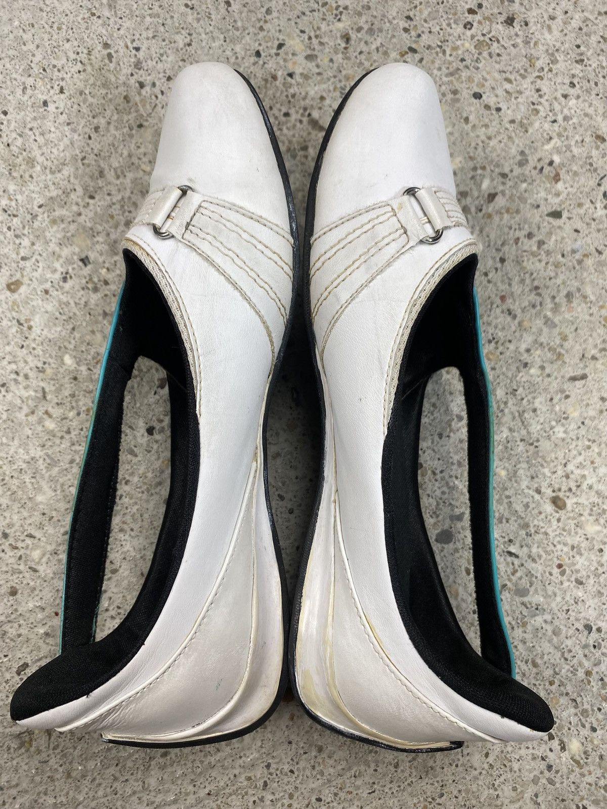 Puma Puma vintage ballet flats ballerinas blue japan leather Size US 6.5 / IT 36.5 - 4 Thumbnail