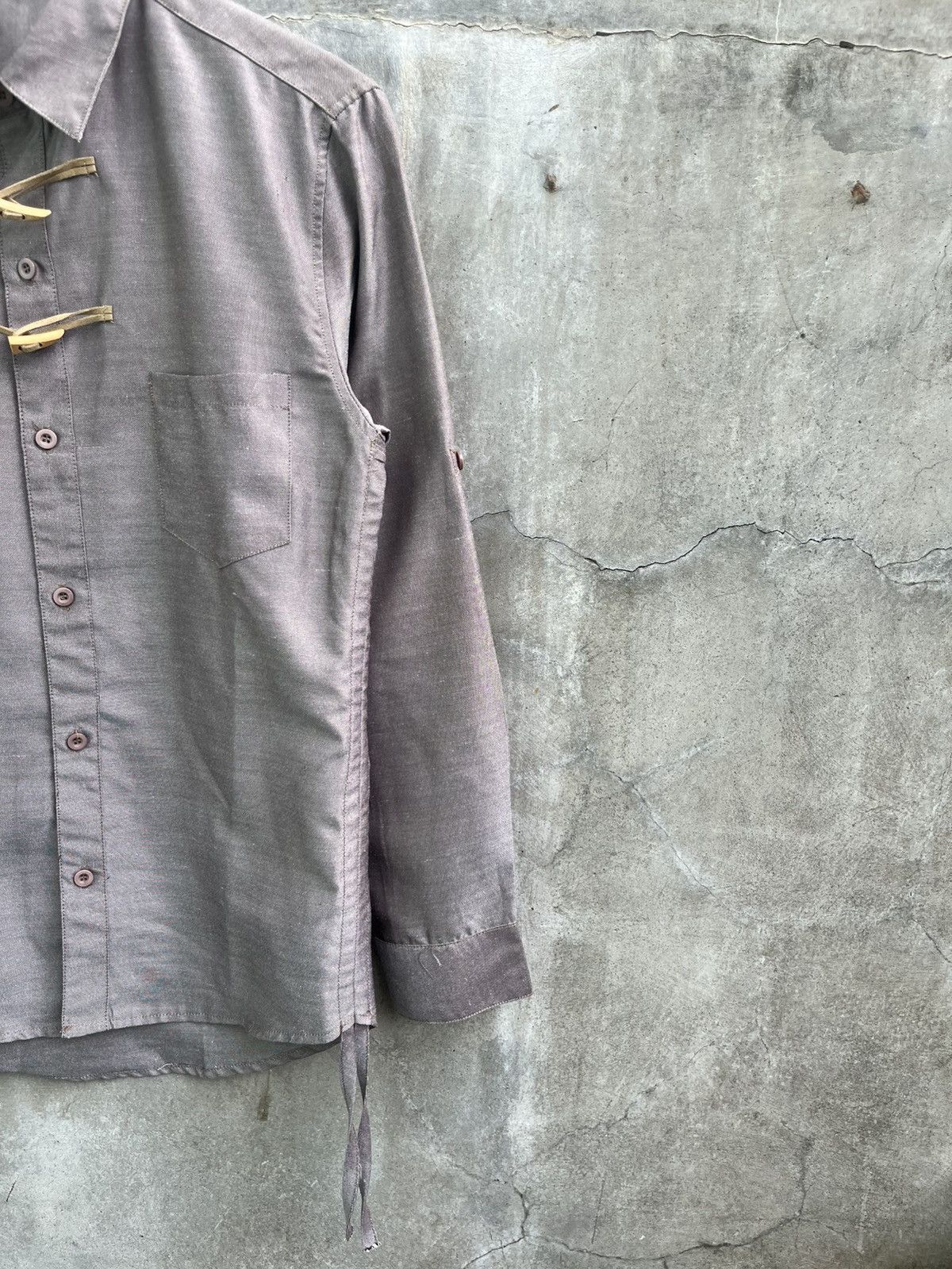N.Hoolywood Chinese Knot Button Down Shirt Size US M / EU 48-50 / 2 - 4 Thumbnail