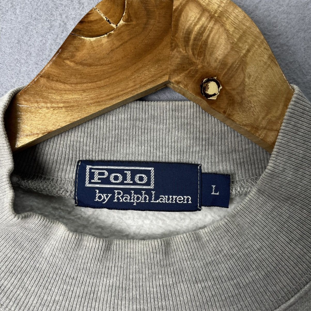 Polo Ralph Lauren Polo Ralph Lauren Grey Crewneck Sweatshirt – Small Pony Logo Size US L / EU 52-54 / 3 - 7 Thumbnail