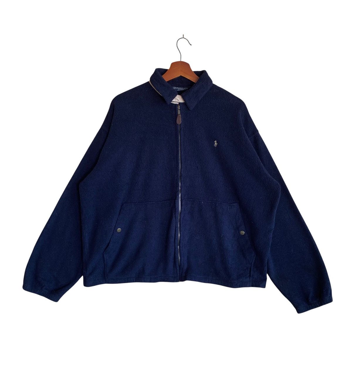Polo Ralph Lauren Vintage Brand Polo Ralph Lauren Fleece Bomber Jacket 1990s Size US M / EU 48-50 / 2 - 1 Thumbnail