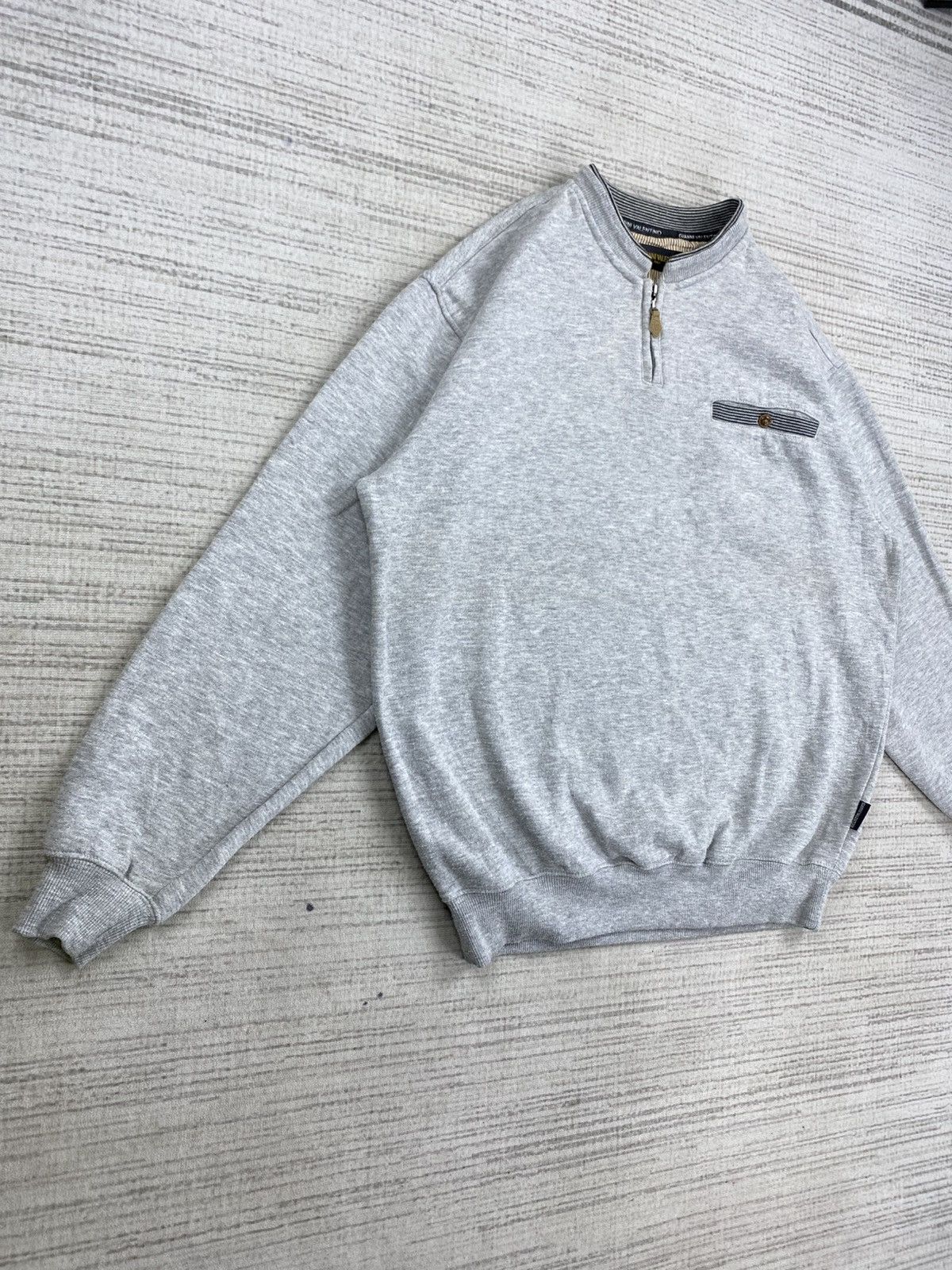 Gianni Valentino × Japanese Brand Vintage Gianni Valentino Halfzipper Sweatshirt Size US L / EU 52-54 / 3 - 3 Thumbnail