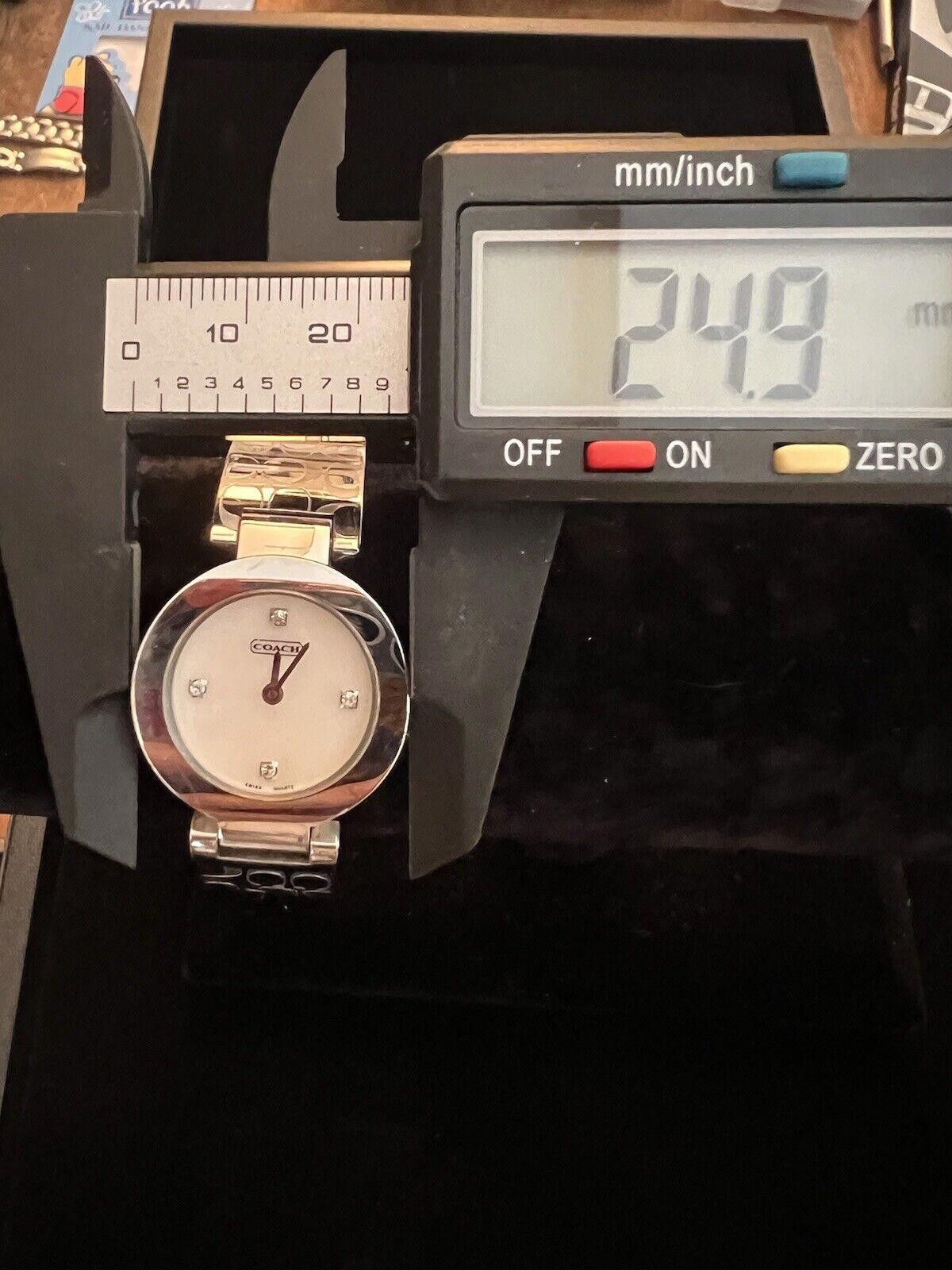 Coach Ladies Silver Coach Watch Not Working Size ONE SIZE - 2 Thumbnail