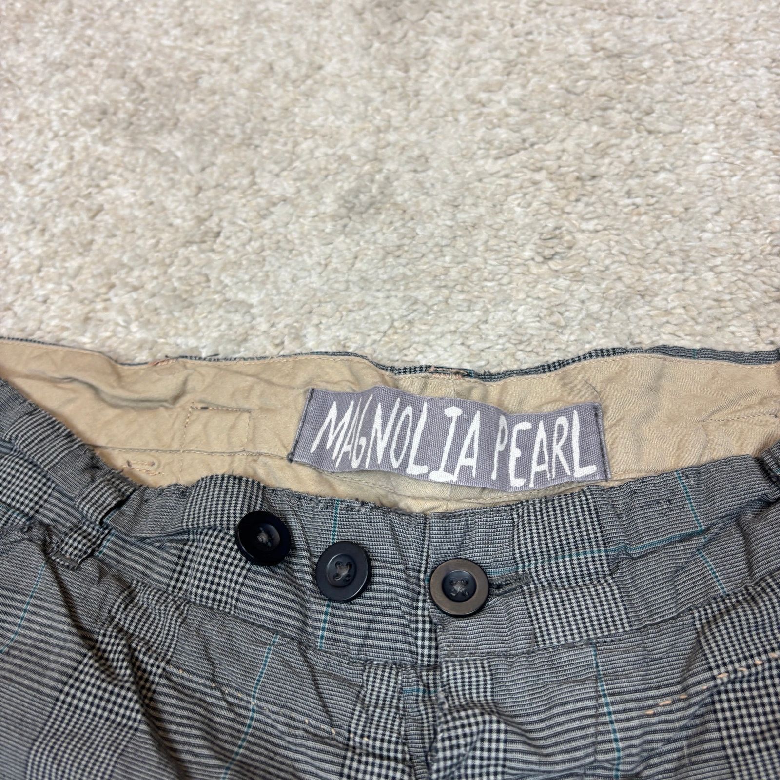 Magnolia Pearl Magnolia Pearl Cotton Charmie Pinstripe Trousers Size 36" / US 14 / IT 50 - 9 Thumbnail