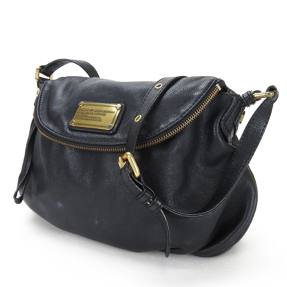 Marc Jacobs Marc by Marc Jacobs Classic Cue Leather Shoulder Bag Leather Shoulder Bag M3PE085 80001 DUTY FREE for USA