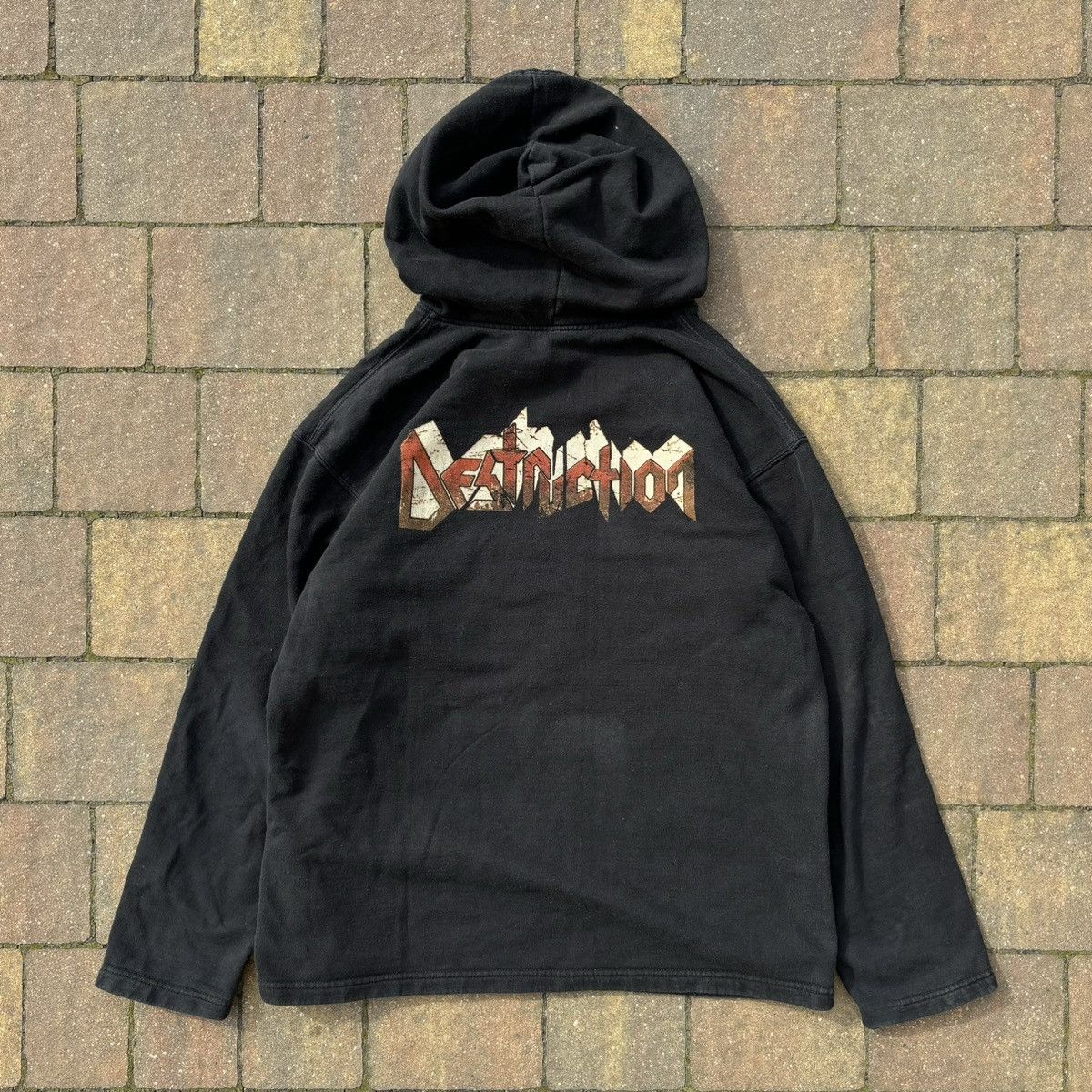 Band Tees Vintage Destruction Release From Agony Band Hoodie Metal 90s Size US L / EU 52-54 / 3 - 4 Thumbnail