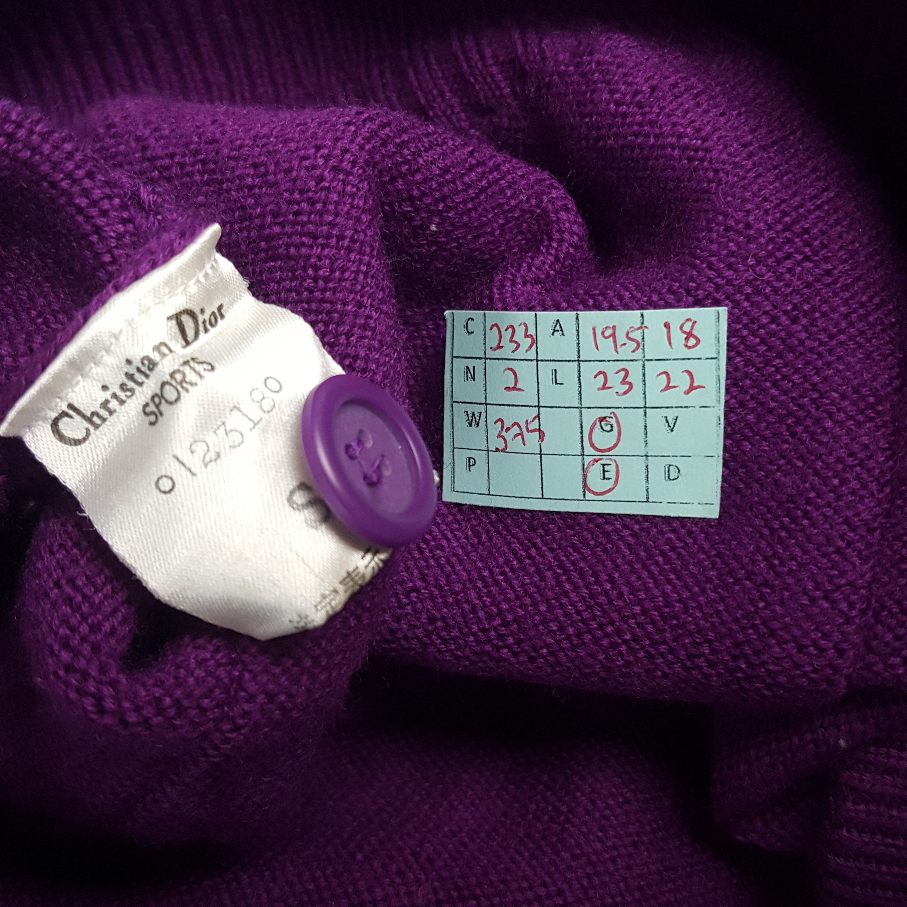 Christian Dior Monsieur Vintage Christian Dior Sports Cardigan Sweater Size S / US 4 / IT 40 - 8 Thumbnail