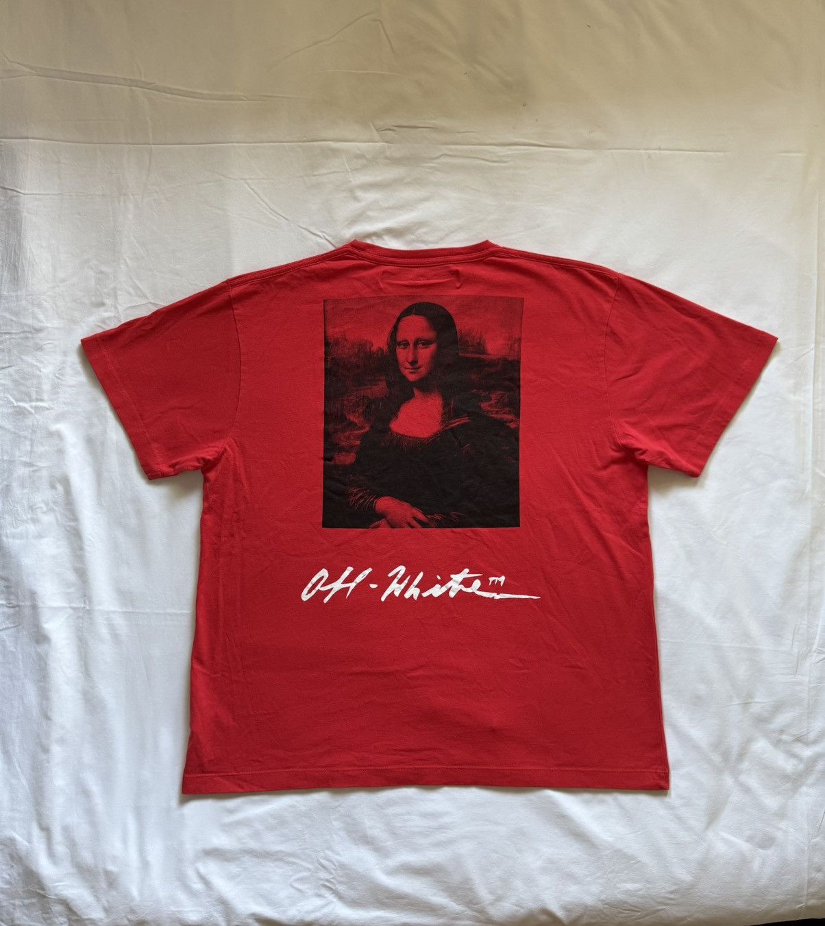 Off-White Off-White Printed Mona Lisa Tshirt Size US M / EU 48-50 / 2 - 2 Thumbnail