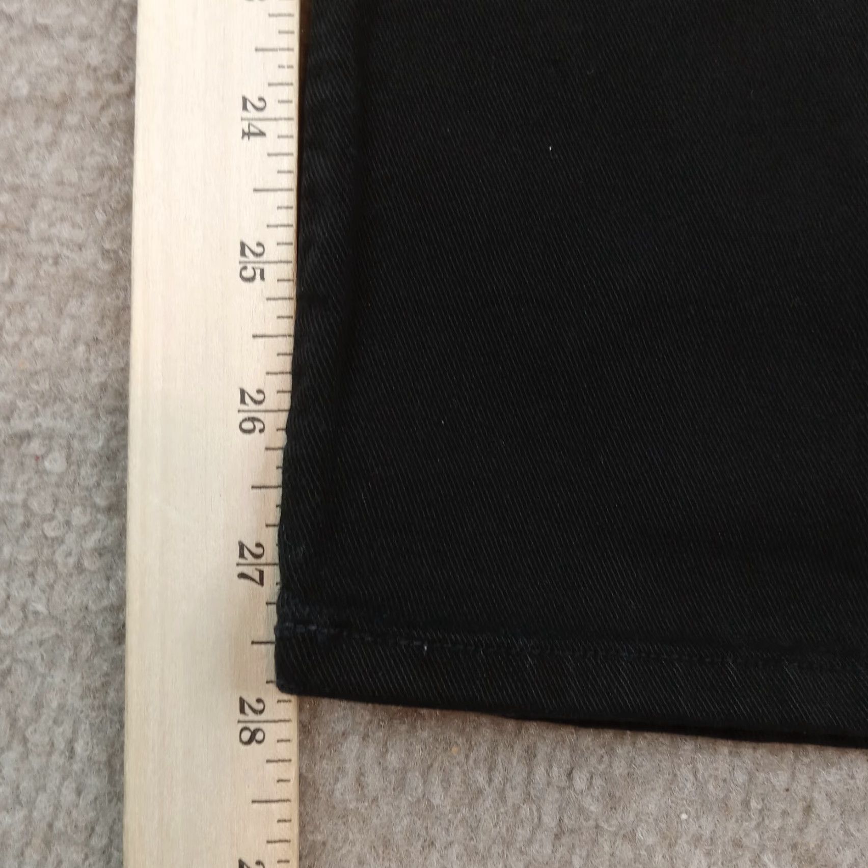 Citizens Of Humanity Citizens of Humanity COH Womens Black Straight Leg Stretch Jeans 26x28 Regular Size 28" / US 6 / IT 42 - 3 Thumbnail