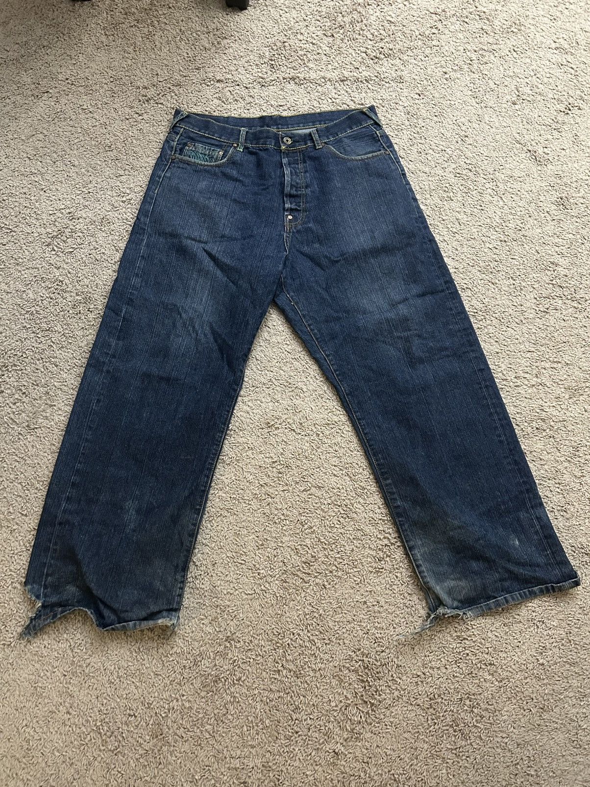 RMC Jeans Vintage RMC Red Monkey Company Jeans Embroidered Size US 36 / EU 52 - 1 Thumbnail