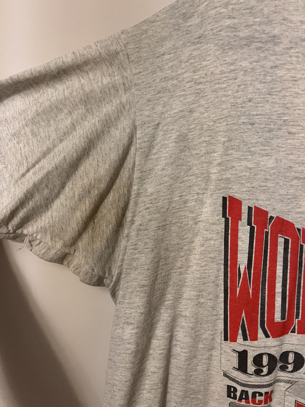 Vintage Vintage Chicago Bulls 91-92 Championship Tee Size US L / EU 52-54 / 3 - 4 Thumbnail