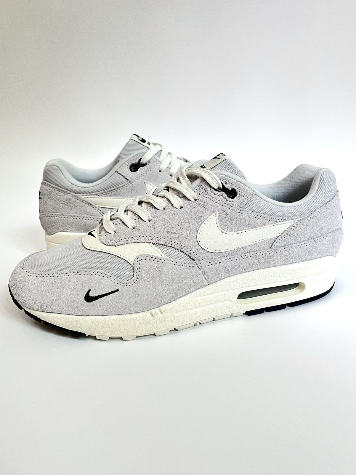 Nike Nike Air Max 1 87 Mini Swoosh “Pure Platinum” Size US 10 / EU 43 - 1 Thumbnail