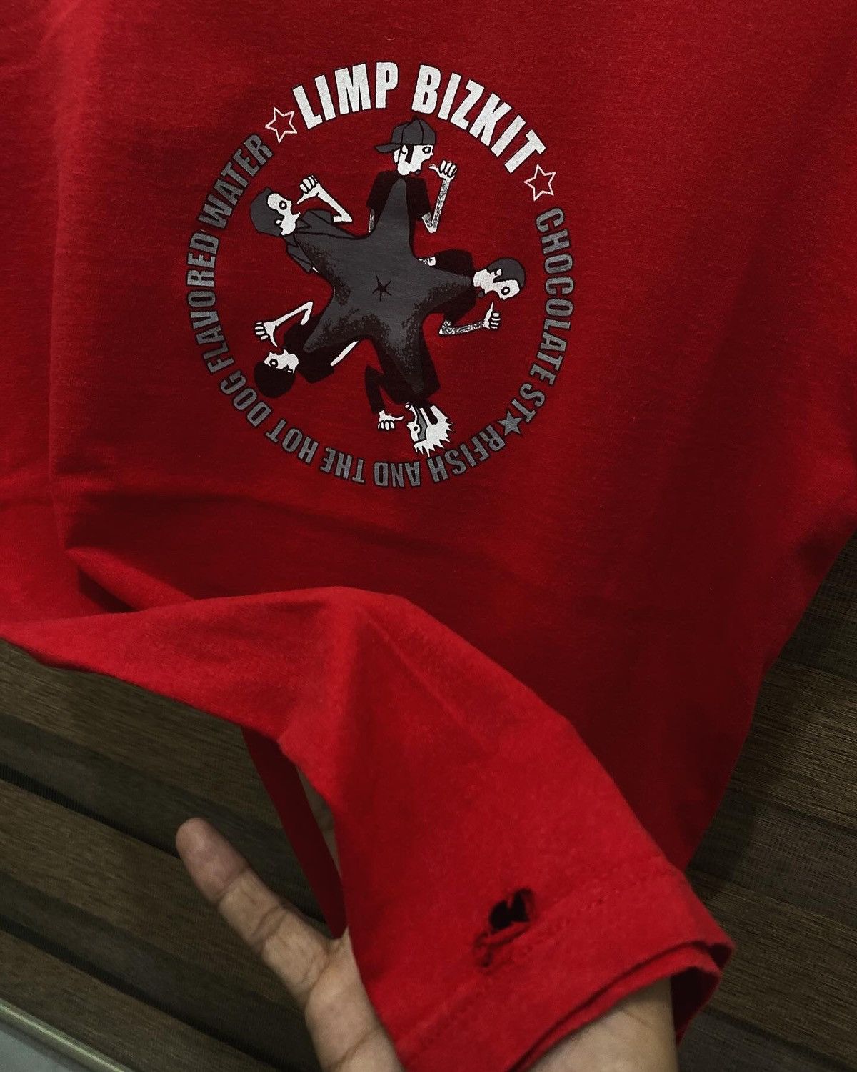 Band Tees × Vintage 90s Limp Bizkit Chocolate Starfish The Hotdog Flavored Water Size US M / EU 48-50 / 2 - 4 Thumbnail