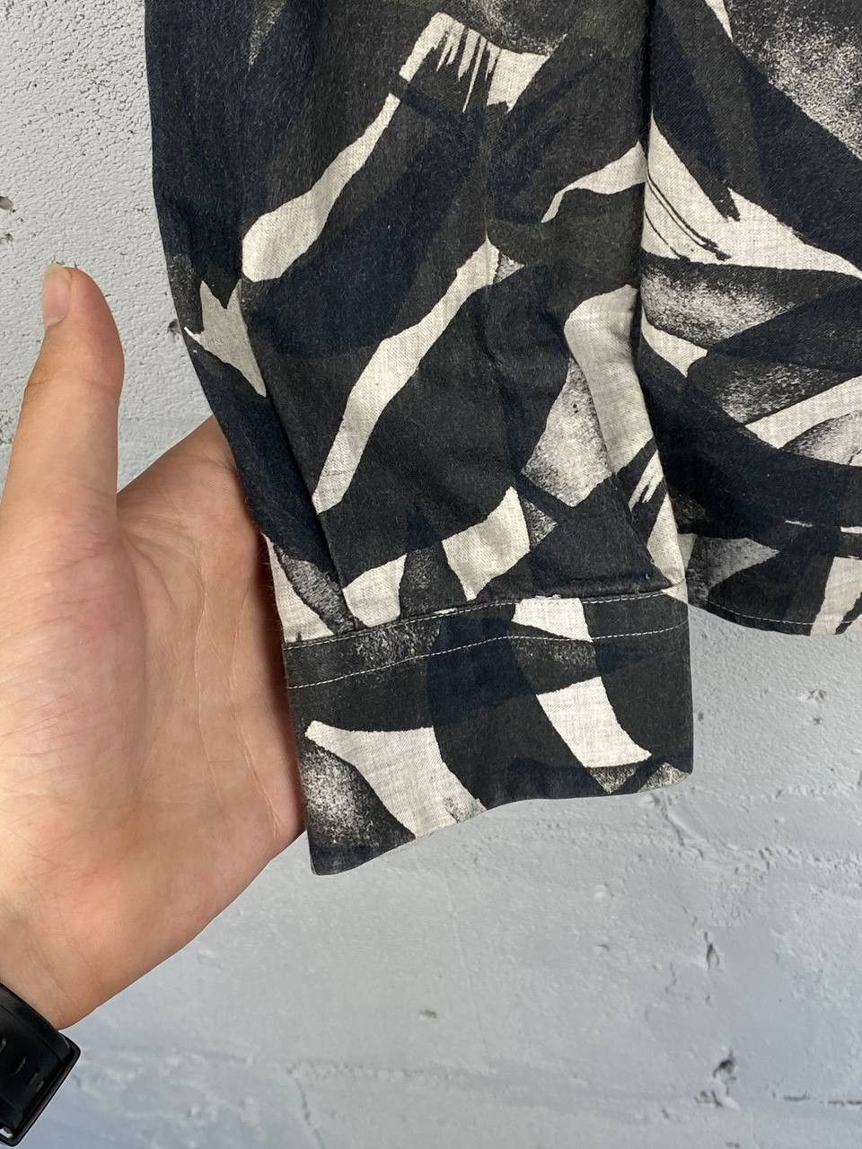 Designer × Reiss Reiss Strelitizia Printed Long Sleeve Shirt Size US M / EU 48-50 / 2 - 6 Thumbnail