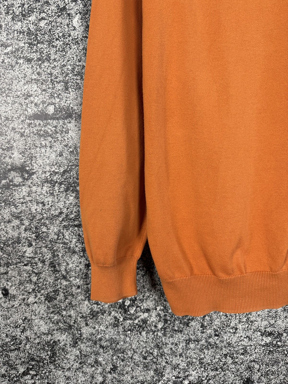Barbour Barbour Kelso V-Neck Burnt Orange Sweater Pullover Size M Size US M / EU 48-50 / 2 - 14 Thumbnail