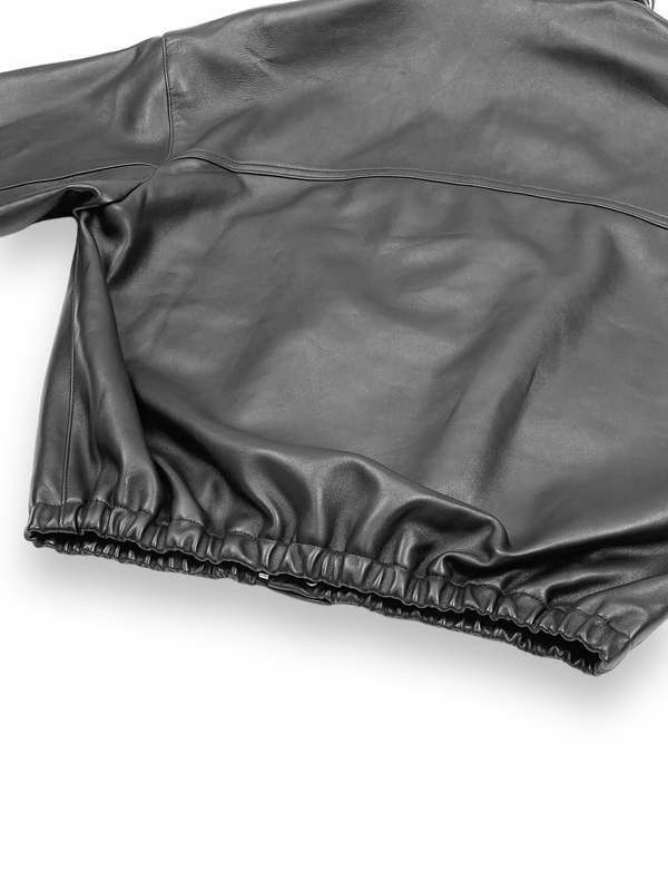 John Elliott John Elliott Leather Jumper Jacket – Black (Size Medium) Size US M / EU 48-50 / 2 - 13 Thumbnail