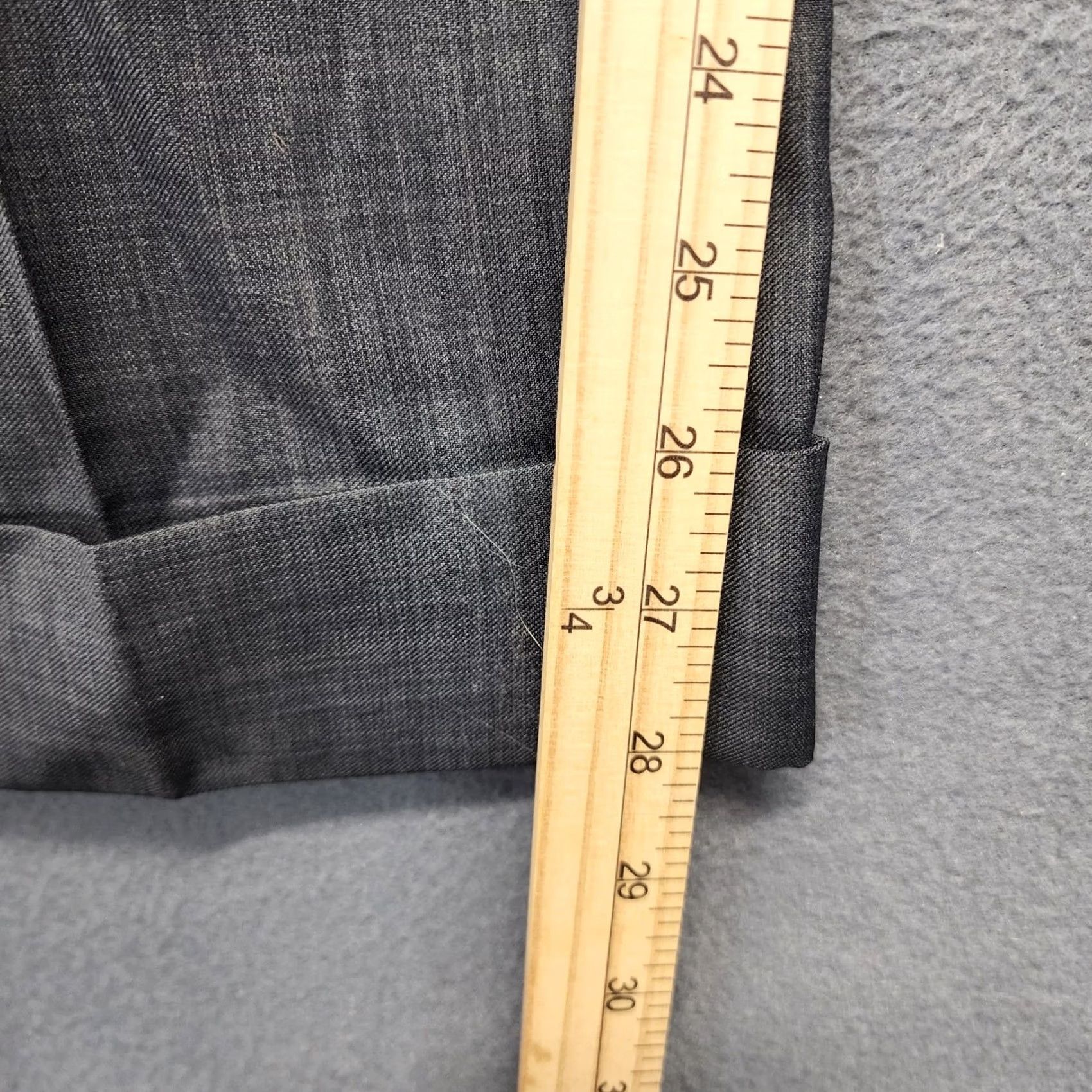 Vintage Steve Harvey Dress Pants Mens 34x28 Grey Pleated Front Tagged 36x30 Size US 34 / EU 50 - 7 Thumbnail