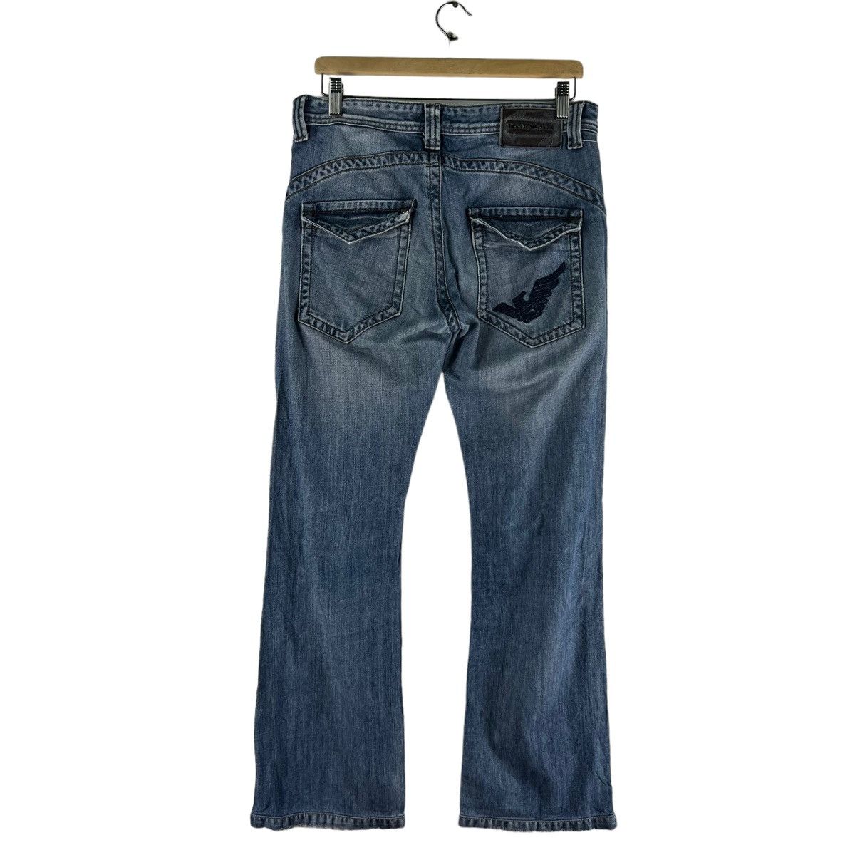 Emporio Armani 🔥VTG BIKER DENIM JEANS EMPORIO ARMANI JOSH COLLECTION Size US 38 / EU 54 - 7 Thumbnail
