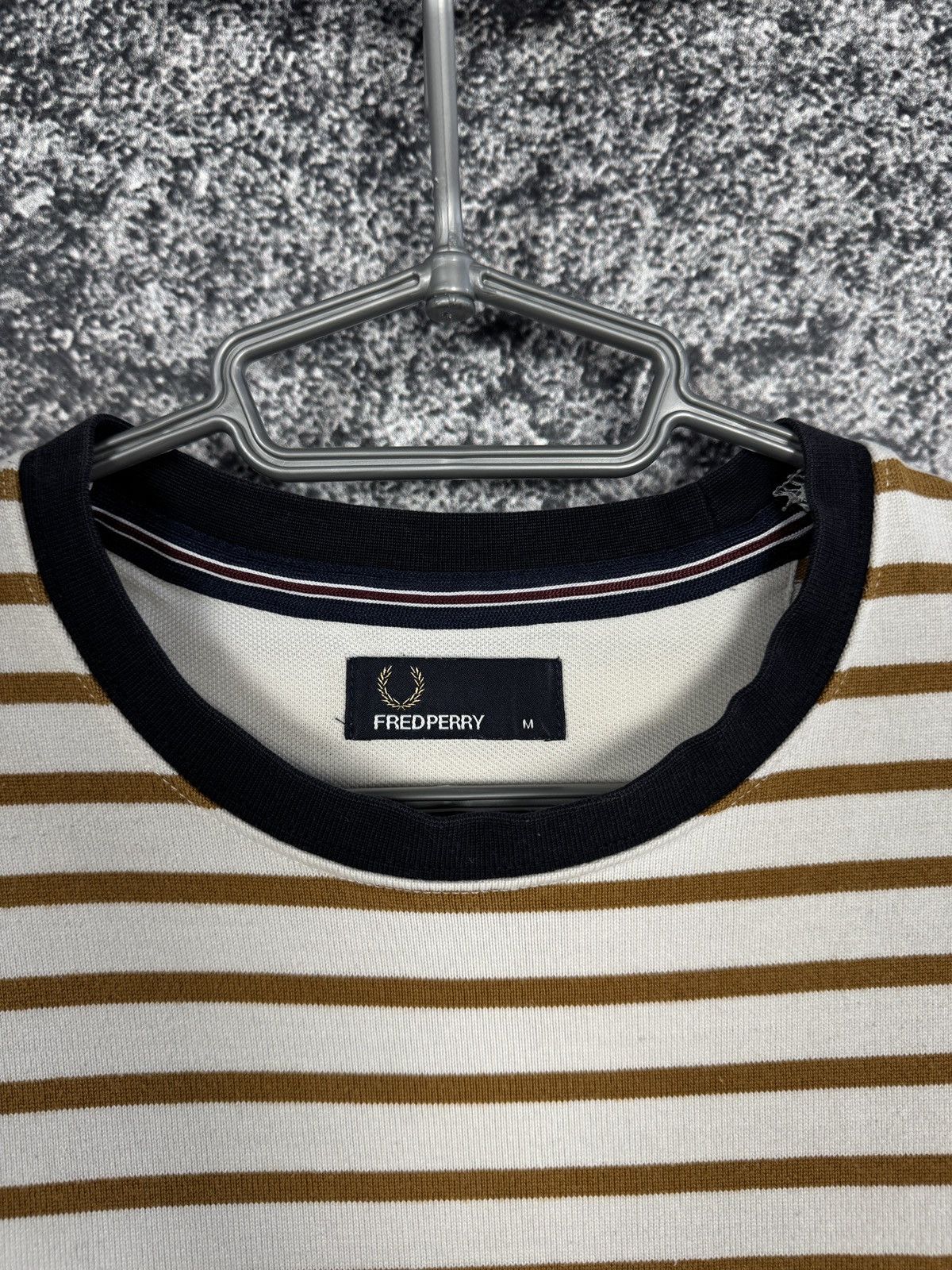 Fred Perry Men’s Fred Perry Striped Sweatshirt Pullover Casual Size M Size US M / EU 48-50 / 2 - 7 Thumbnail