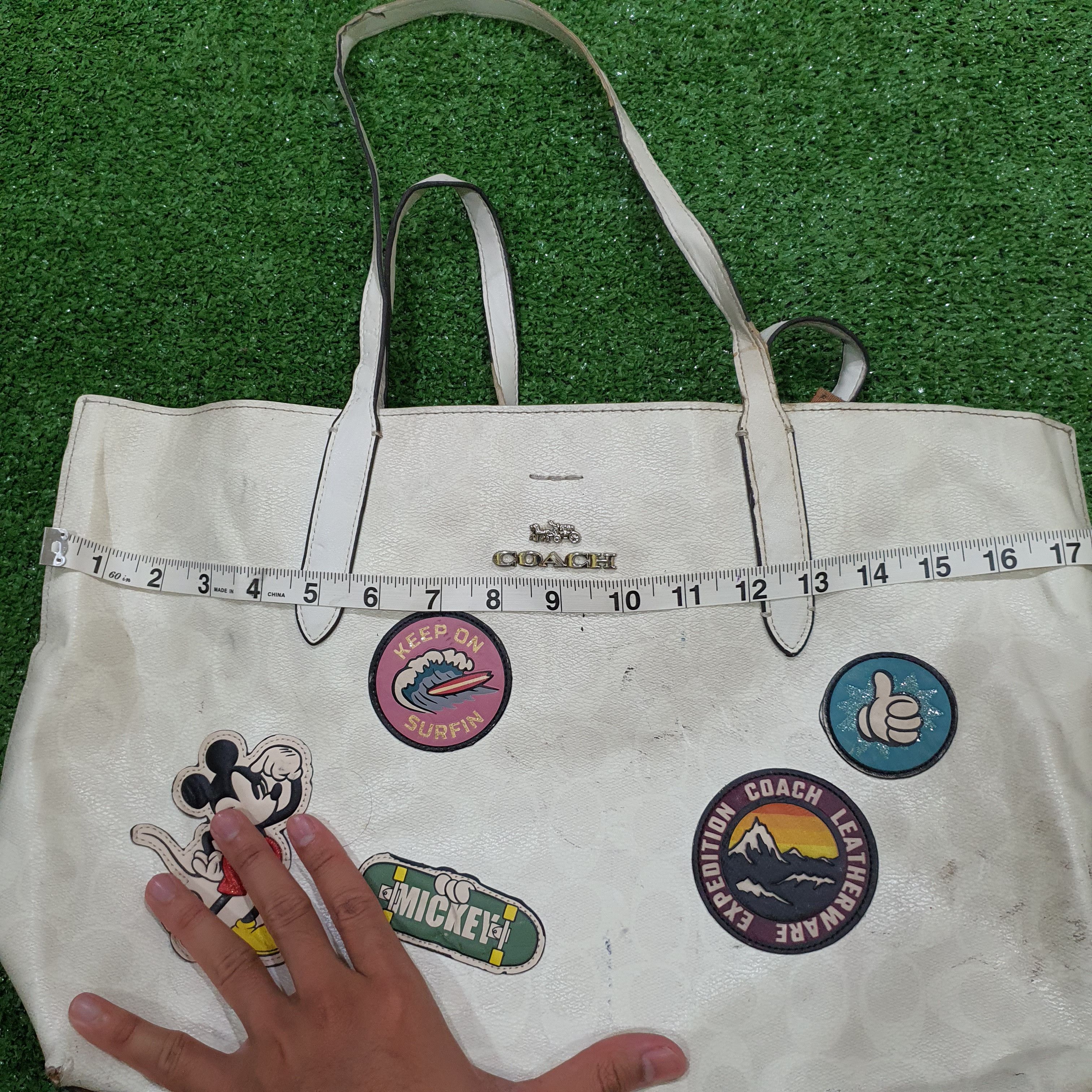 Coach × Disney Coach x Disney collaboration tote bag in recycled canvas Size ONE SIZE - 12 Thumbnail