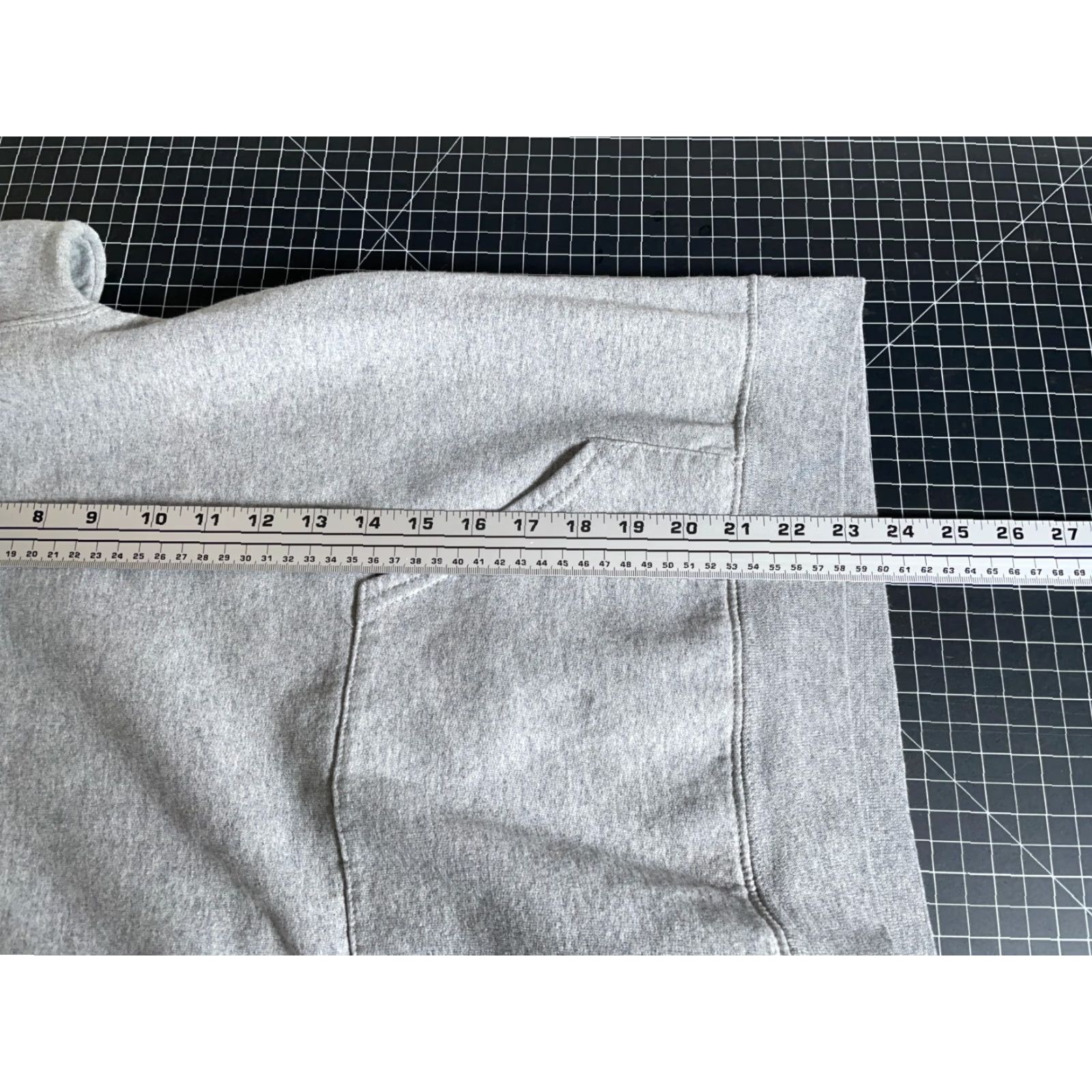 Vintage VINTAGE 90s Pullover Hoodie Shirt Adult Small Heather Gray Cotton Polyester Fleece Logo Tubular Lightweight Size US S / EU 44-46 / 1 - 6 Thumbnail