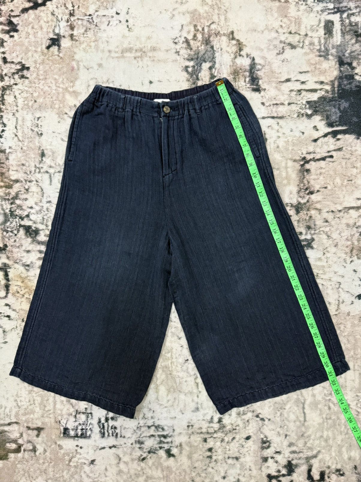 Issey Miyake × Japanese Brand × Vintage Vintage Plantation Issey Miyake Linen Flare Palazo Pants Size 28" / US 6 / IT 42 - 12 Thumbnail