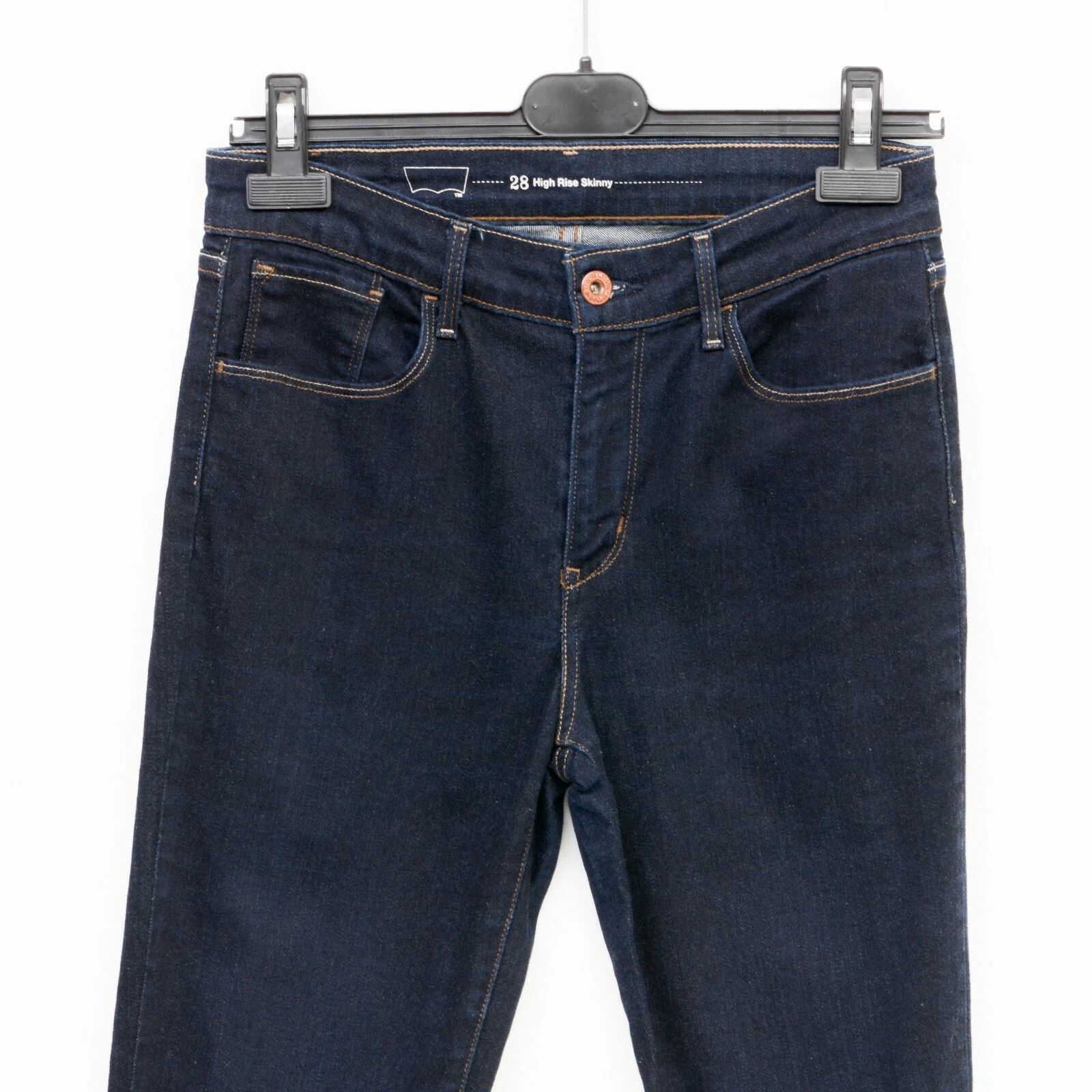 Levi's STRAUSS High Rise Skinny Women W28 L34 Jeans Trousers Slim Size 28" / US 6 / IT 42 - 7 Thumbnail