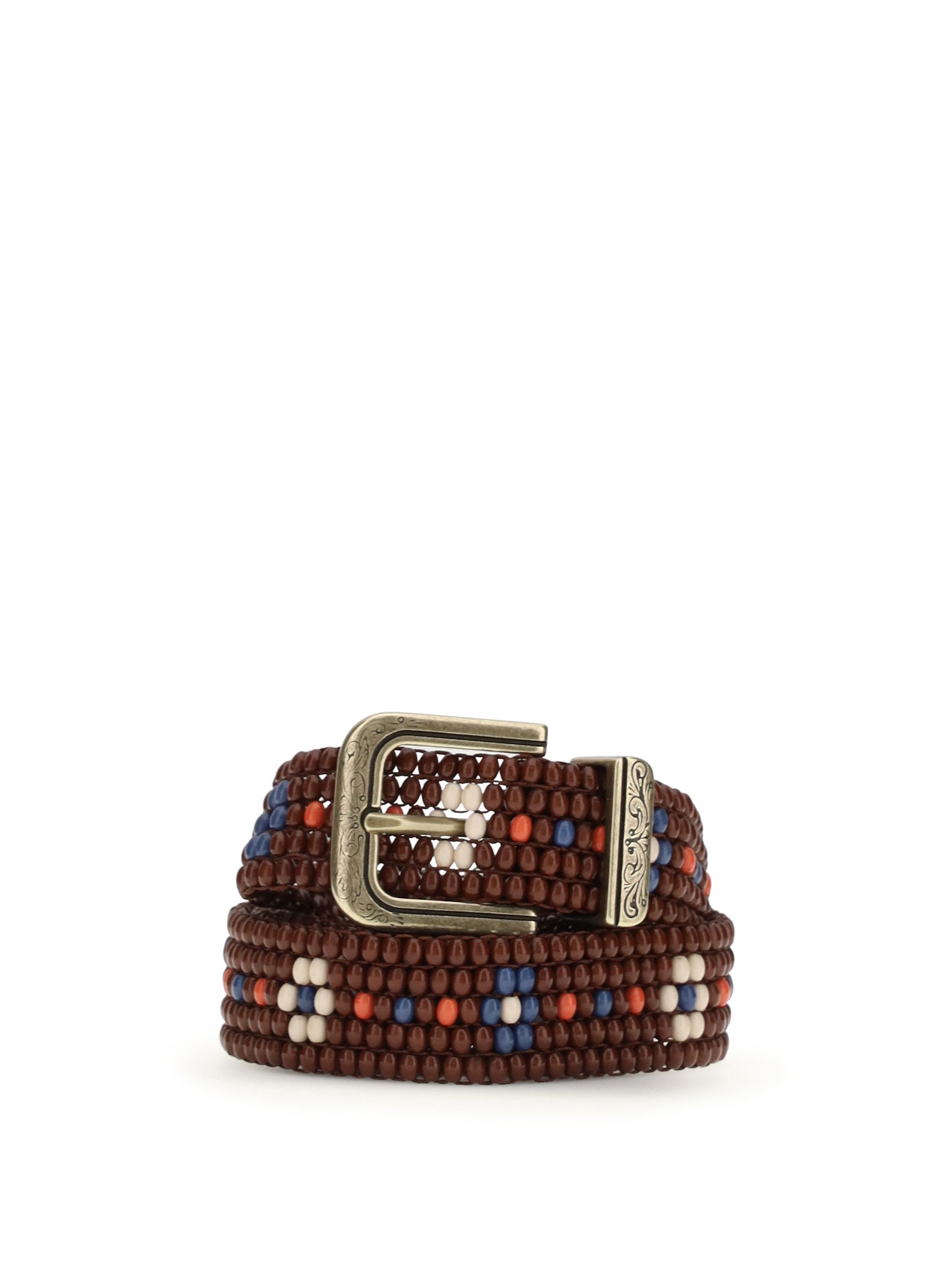 Etro Beaded Belt with floral motif Size ONE SIZE - 1 Thumbnail