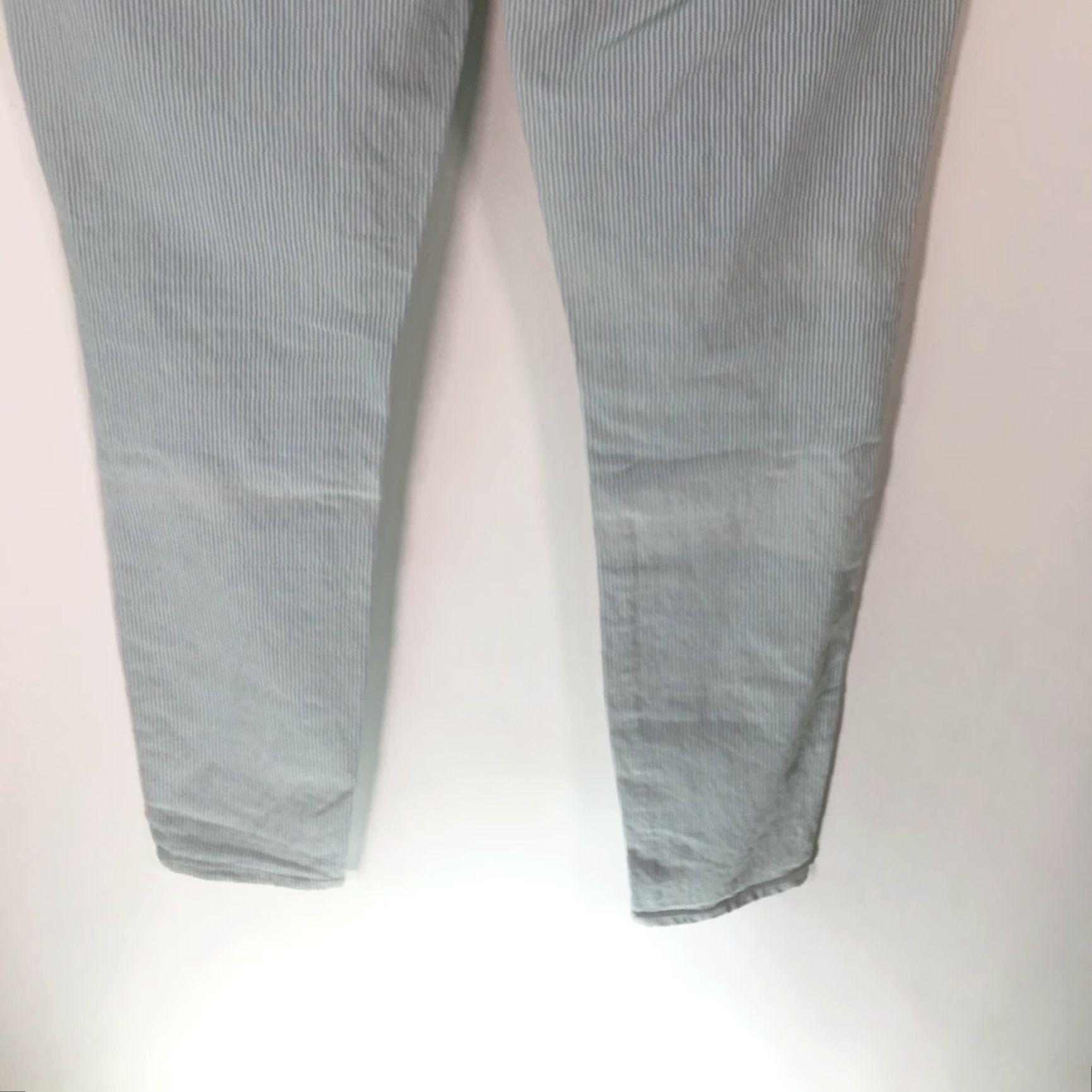 Old Navy Old Navy Rockstar Jeans Womens Stretch Regular Skinny Blue Stripe Size 8 Size 30" / US 8 / IT 44 - 5 Thumbnail