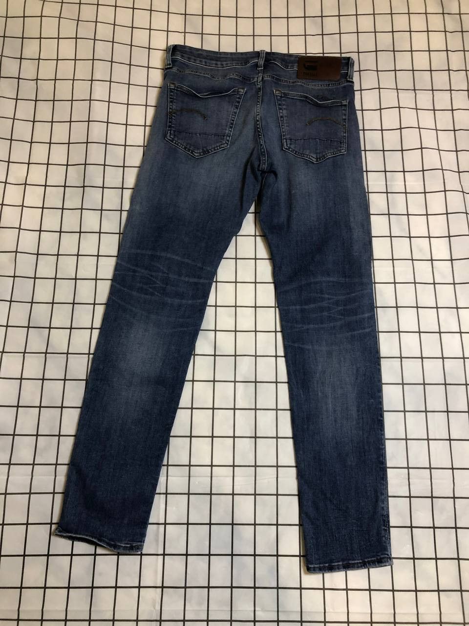 G-Star G-Star RAW Deconstructed Slim Straight Jeans Blue Size US 32 / EU 48 - 24 Thumbnail