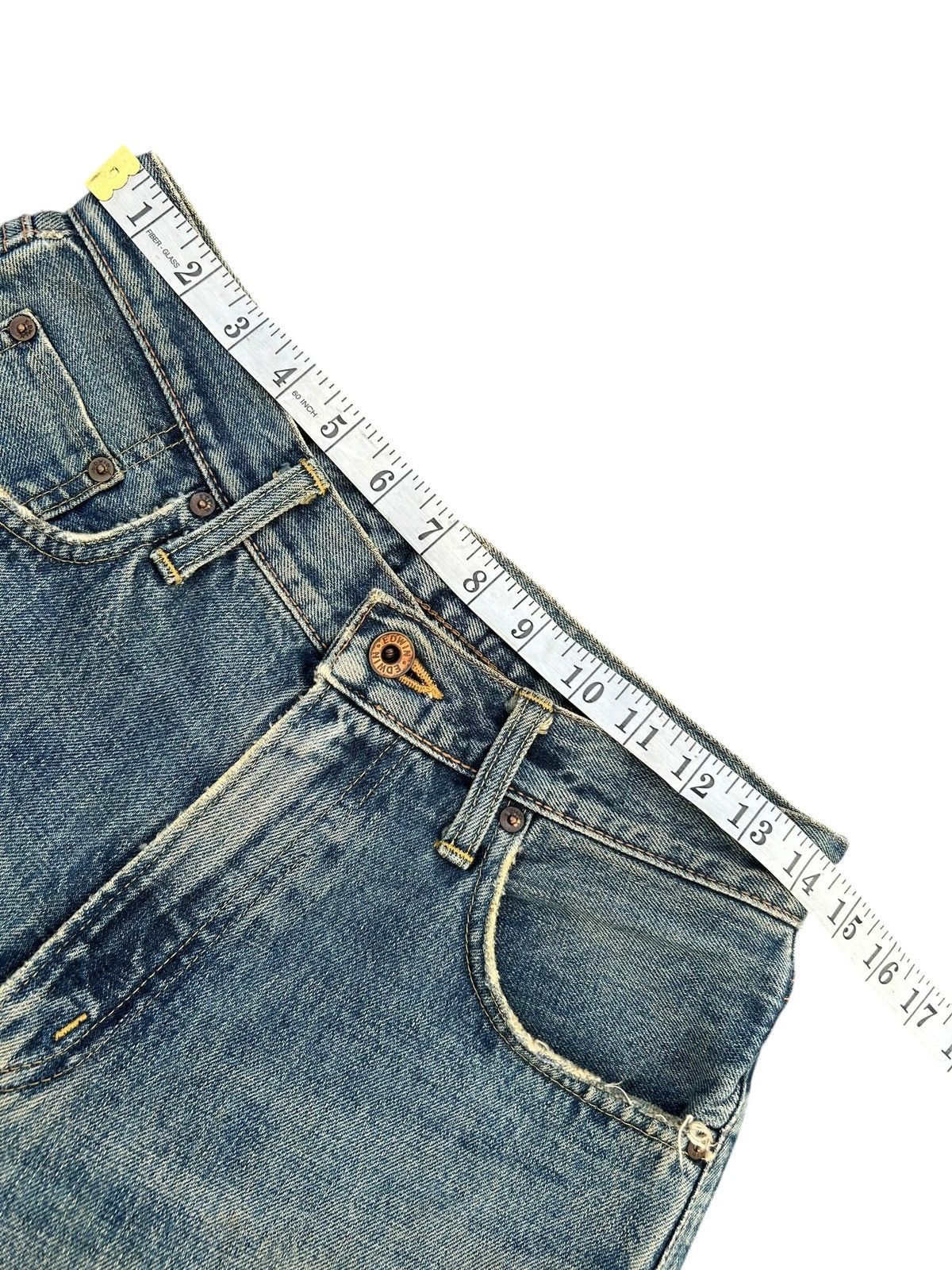 Kapital Thrashed Vintage Edwin 505XX Selvedge Distressed Denim Jeans Size US 29 - 15 Thumbnail