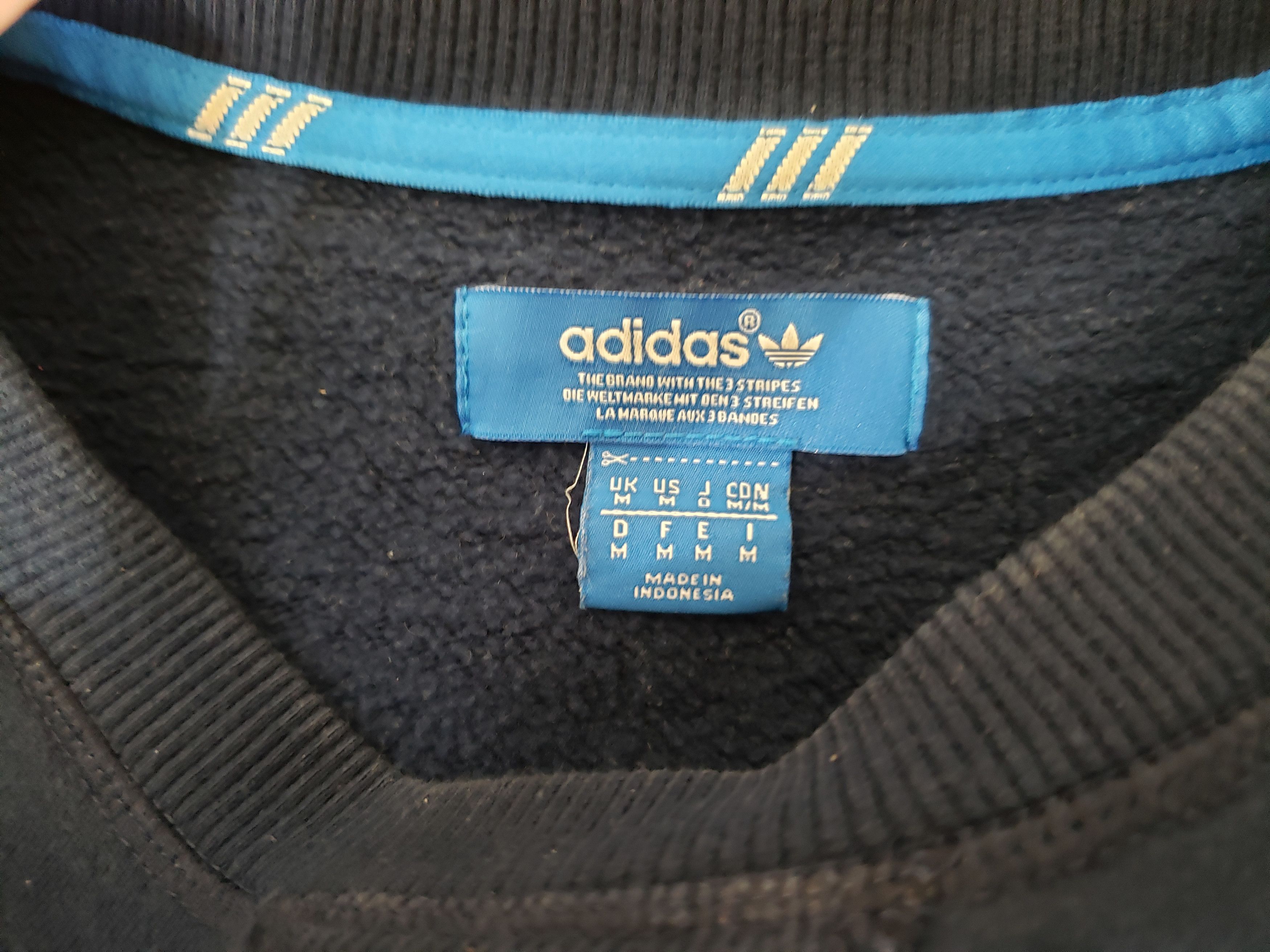 Adidas Classic Adidas Blue Sweatshirt Medium Size US M / EU 48-50 / 2 - 4 Thumbnail