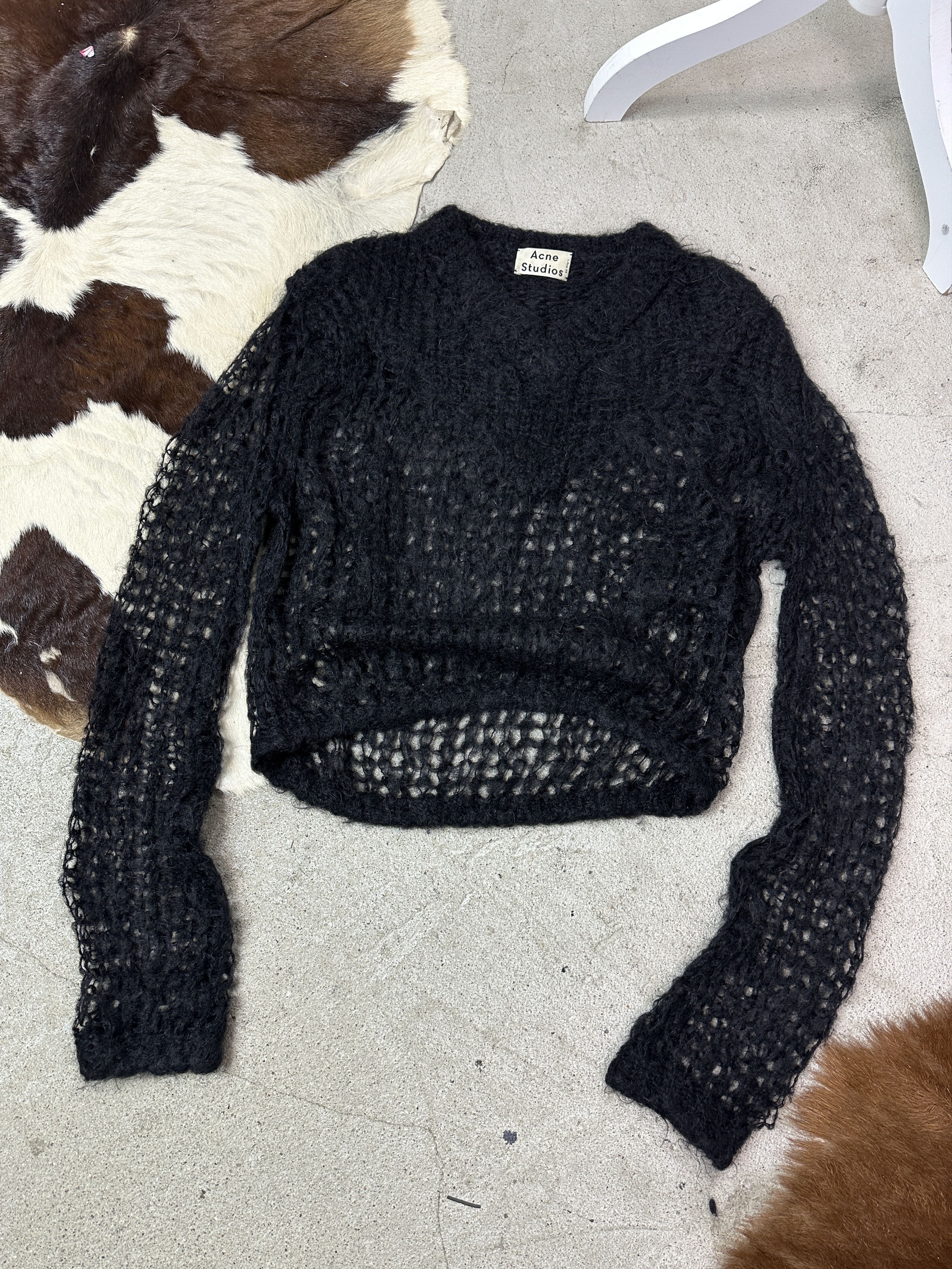 Acne Studios Vintage Acne Studios Mohair Loose Knit Sweater Y2K Size M / US 6-8 / IT 42-44 - 2 Thumbnail