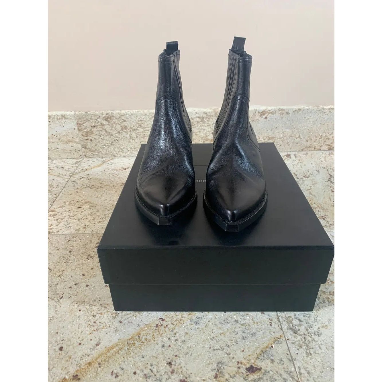 Saint Laurent Paris o1rshd1 Lukas 40 Boots in Black Size US 8 / EU 41 - 5 Thumbnail