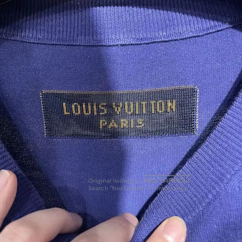 Louis Vuitton Louis Vuitton Purple Cotton Men's T-Shirt . Size US L / EU 52-54 / 3 - 4 Thumbnail