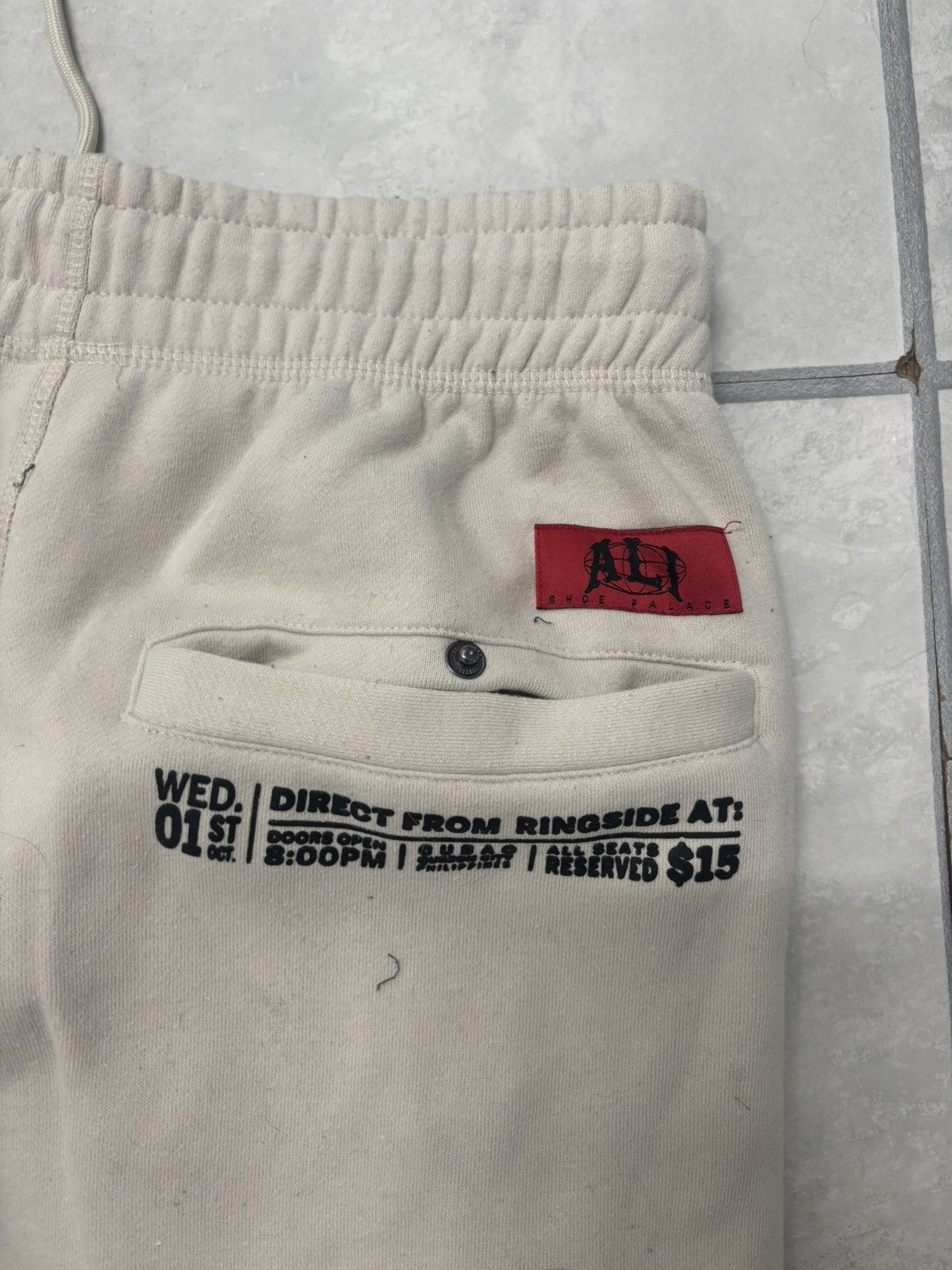 Other Brand new muhammad ali shoe palace beige baggy sweats mens S Size US 28 / EU 44 - 4 Thumbnail