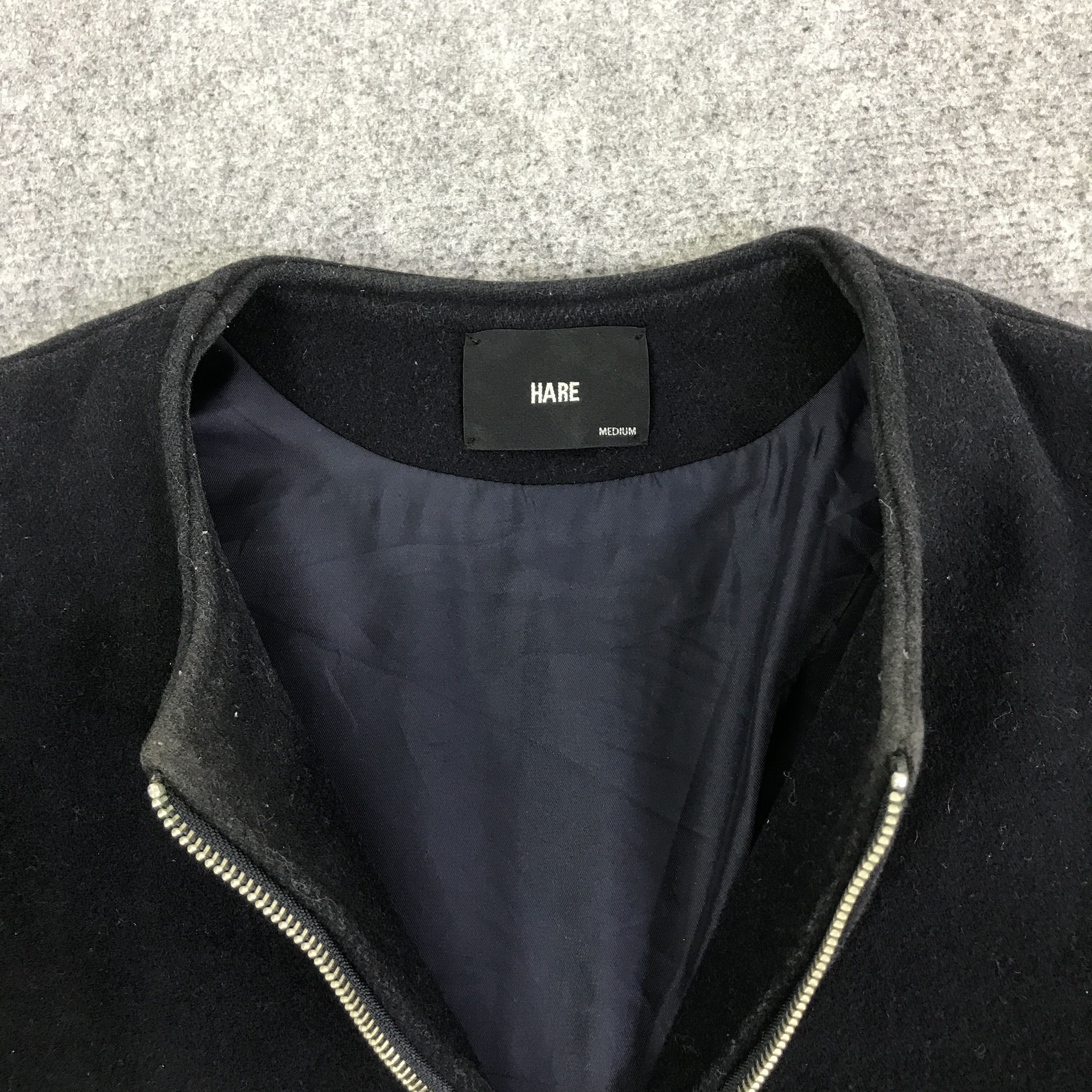 HARE HARE LEATHER SLEEVE JACKET K121B7 Size US M / EU 48-50 / 2 - 8 Thumbnail