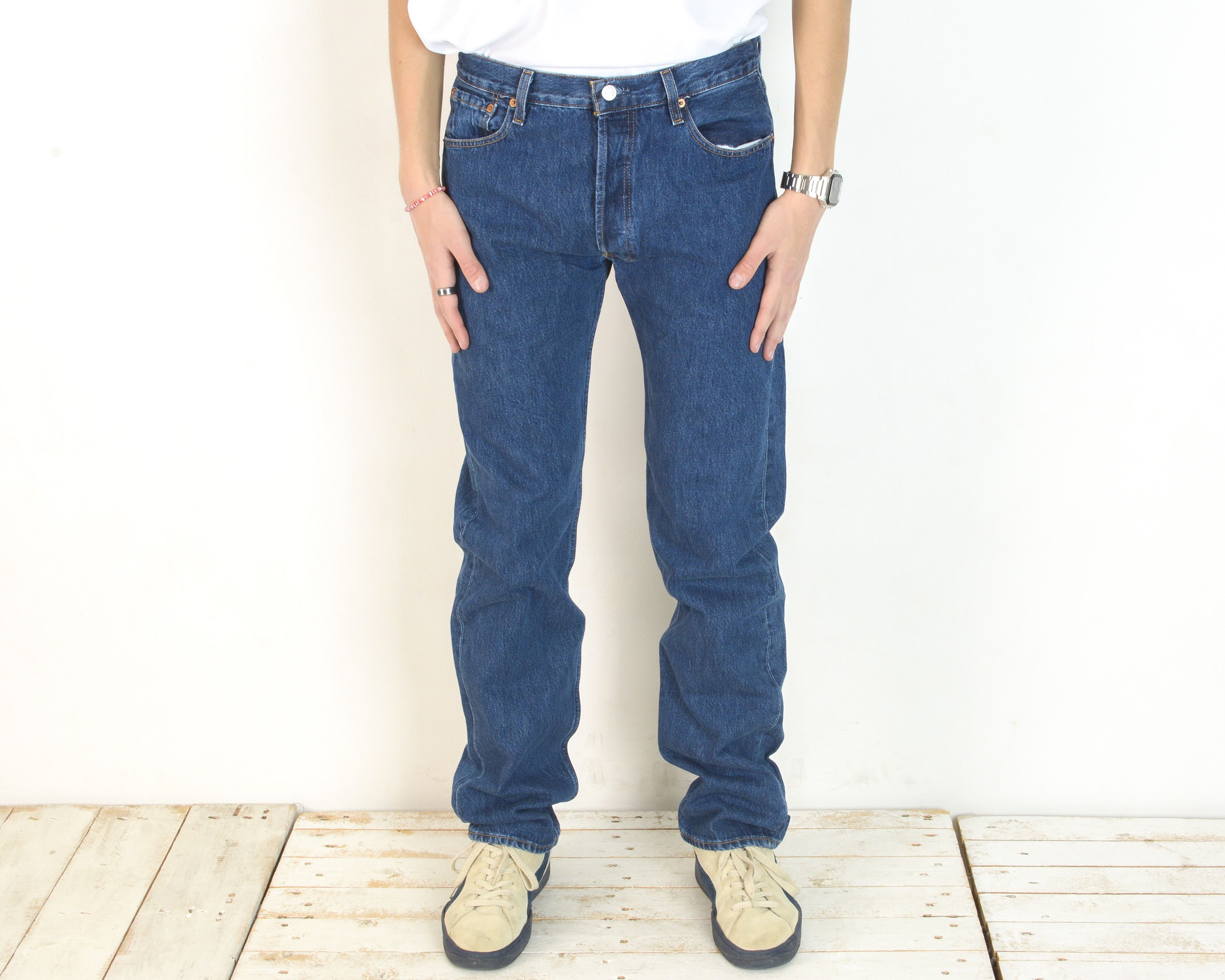 Levi's 501 Vintage W34 L36 Reg Straight Denim Jeans South Africa Size US 34 / EU 50 - 2 Thumbnail