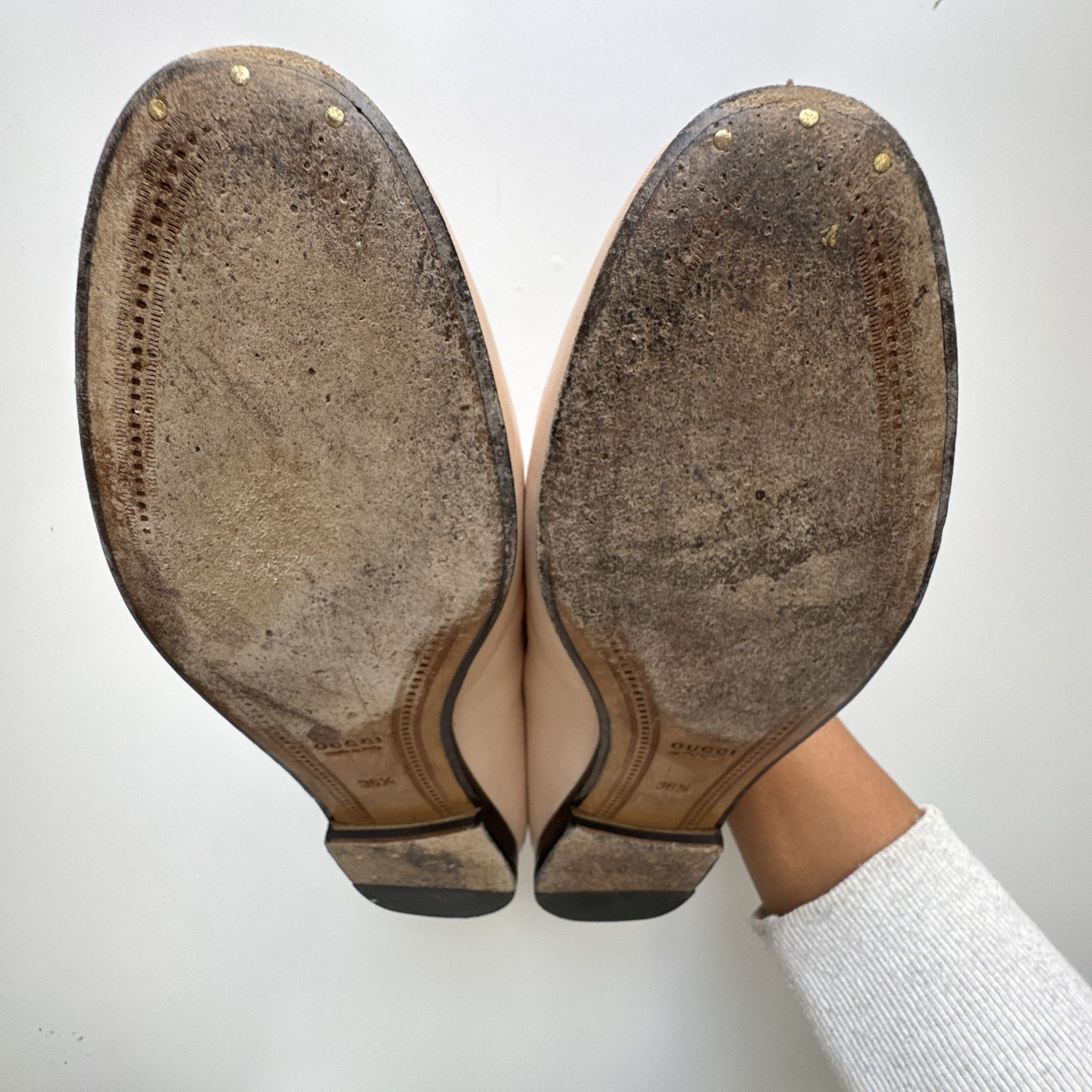 Gucci Gucci brixton horsebit & web convertible loafer in skin rose Size US 6.5 / IT 36.5 - 12 Thumbnail