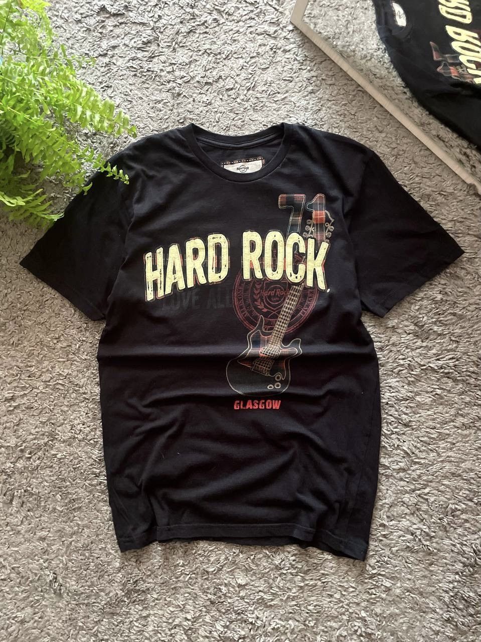 Hard Rock Cafe × Vintage 00s Hard Rock Cafe Streetwear Vintage Big Logo Y2k Glasgow Size US M / EU 48-50 / 2 - 1 Thumbnail