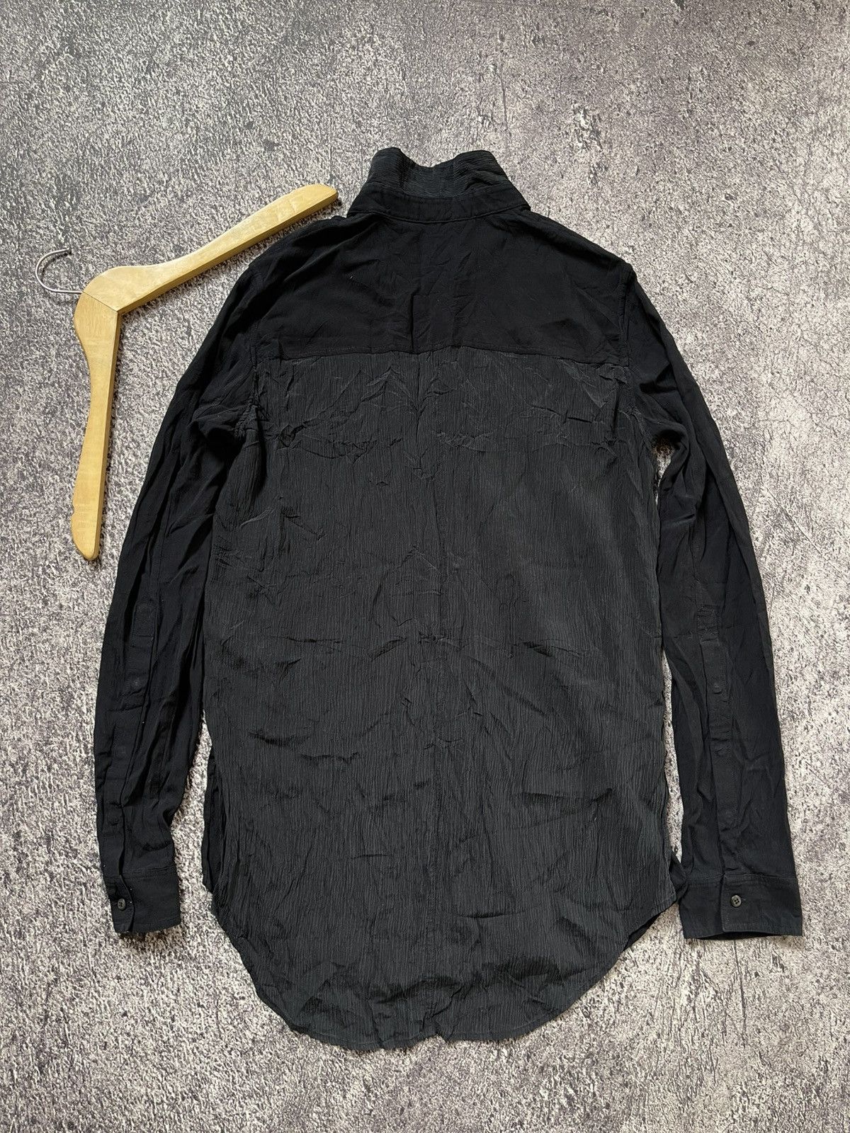 Helmut Lang Helmut Lang Big Pocket Black Long Shirt Size US M / EU 48-50 / 2 - 4 Thumbnail
