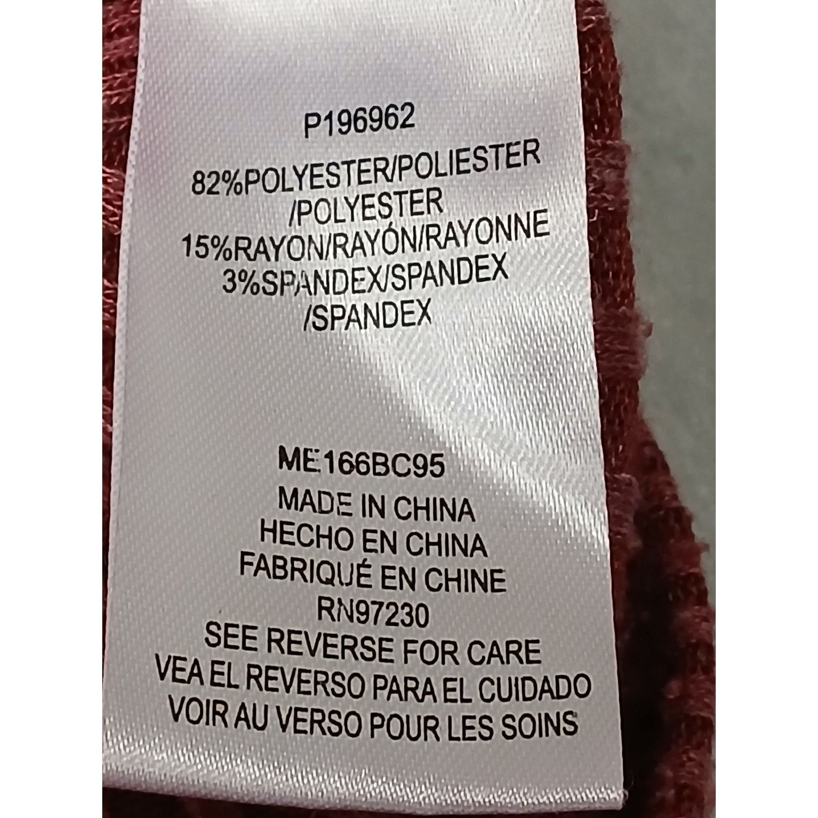 Other Absolutely Famous (Large) Burgundy Mid Sleeve Sweathirt Size L / US 10 / IT 46 - 6 Thumbnail