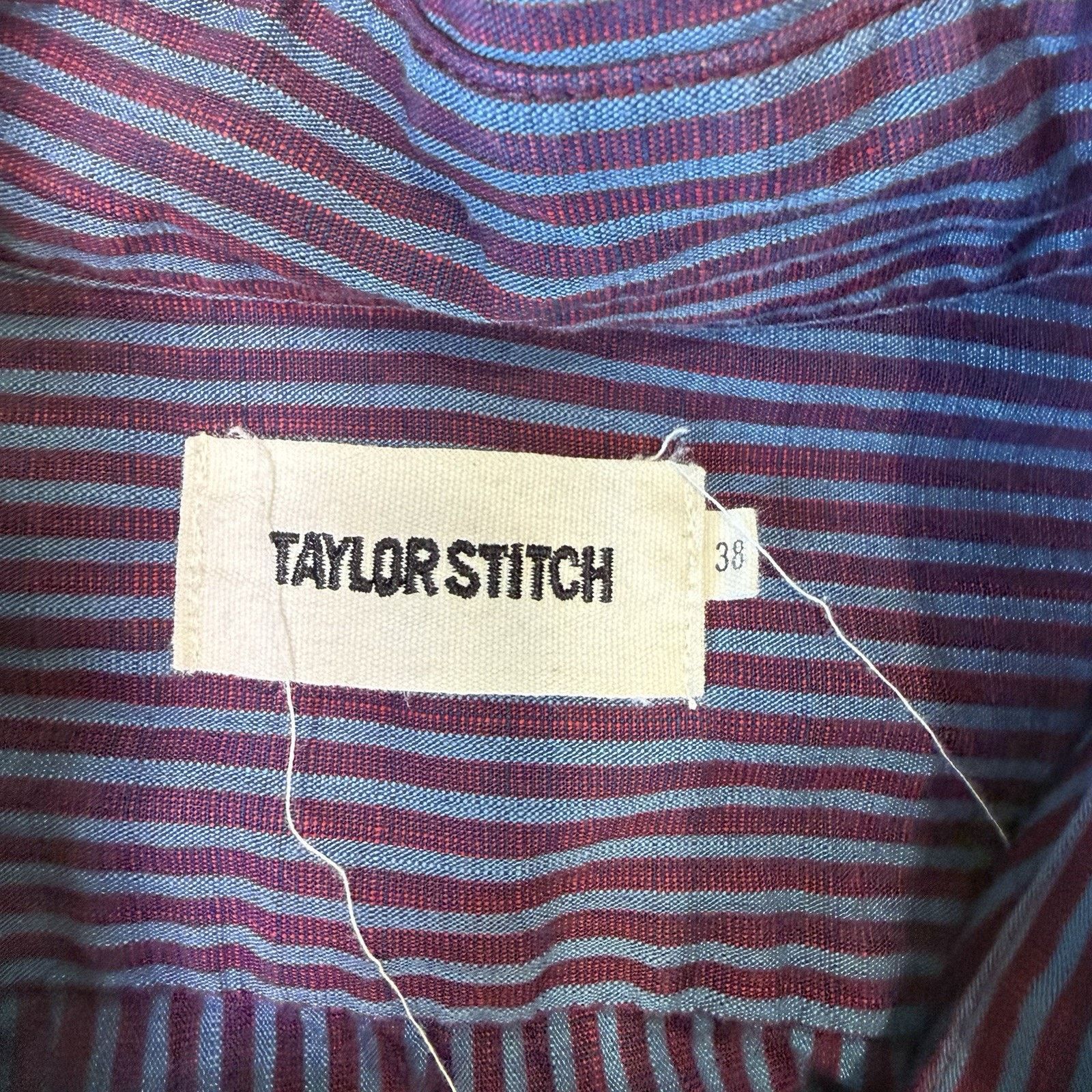 Taylor Stitch Taylor Stitch Short Sleeve Jack Shirt 38 Multicolor Striped Size US S / EU 44-46 / 1 - 7 Thumbnail